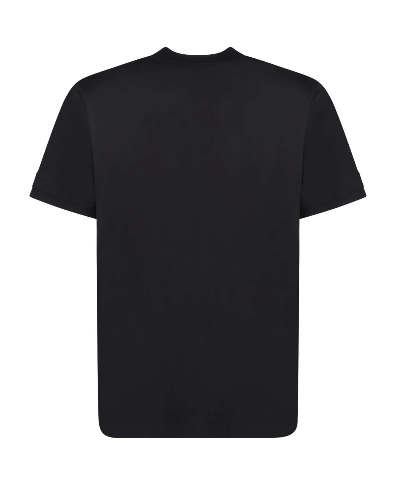 Moncler Powder Effect Black Logo T-shirt - Black シャツ