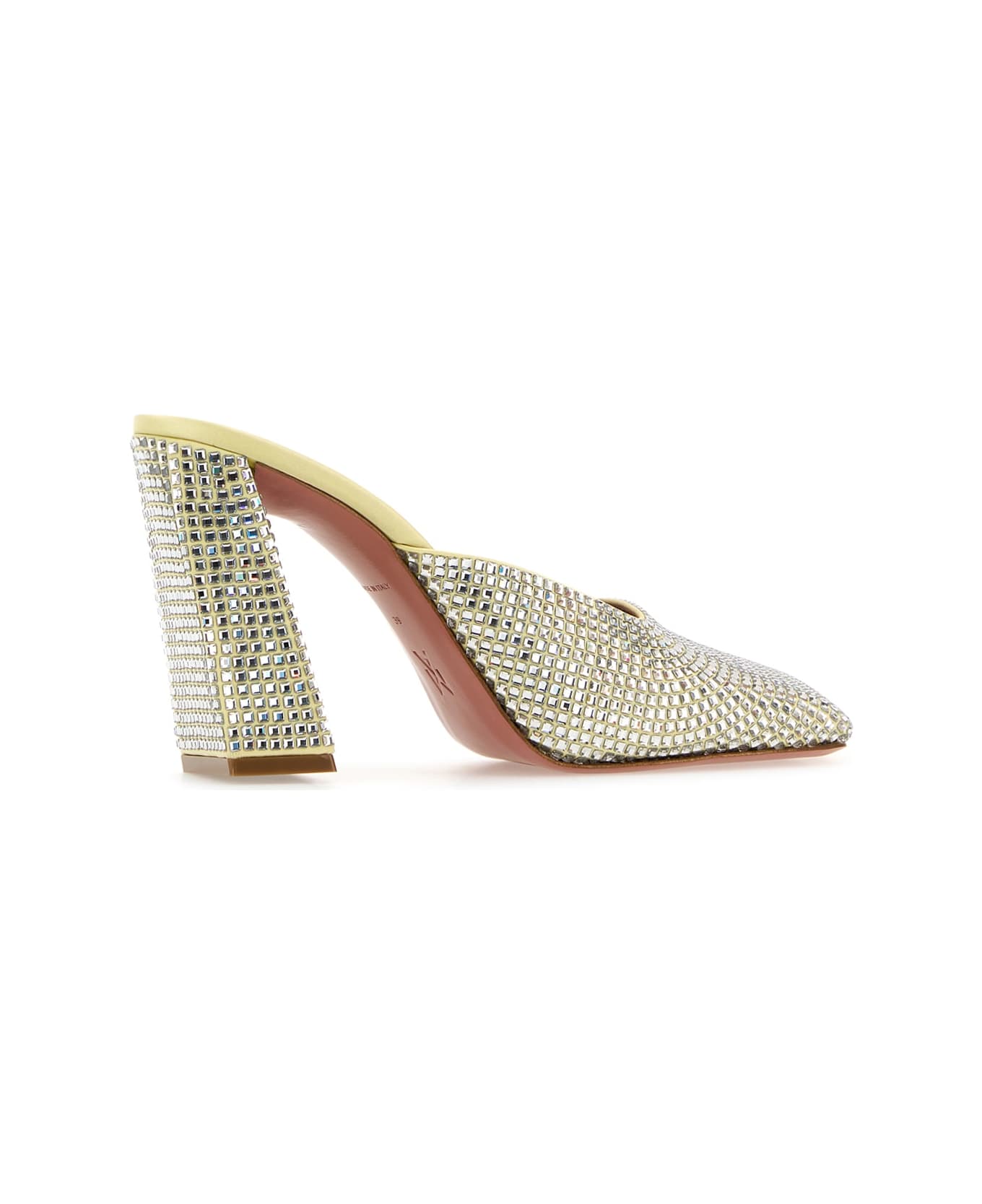 Amina Muaddi Charlotte Crystal Mule - BUTWHICRY