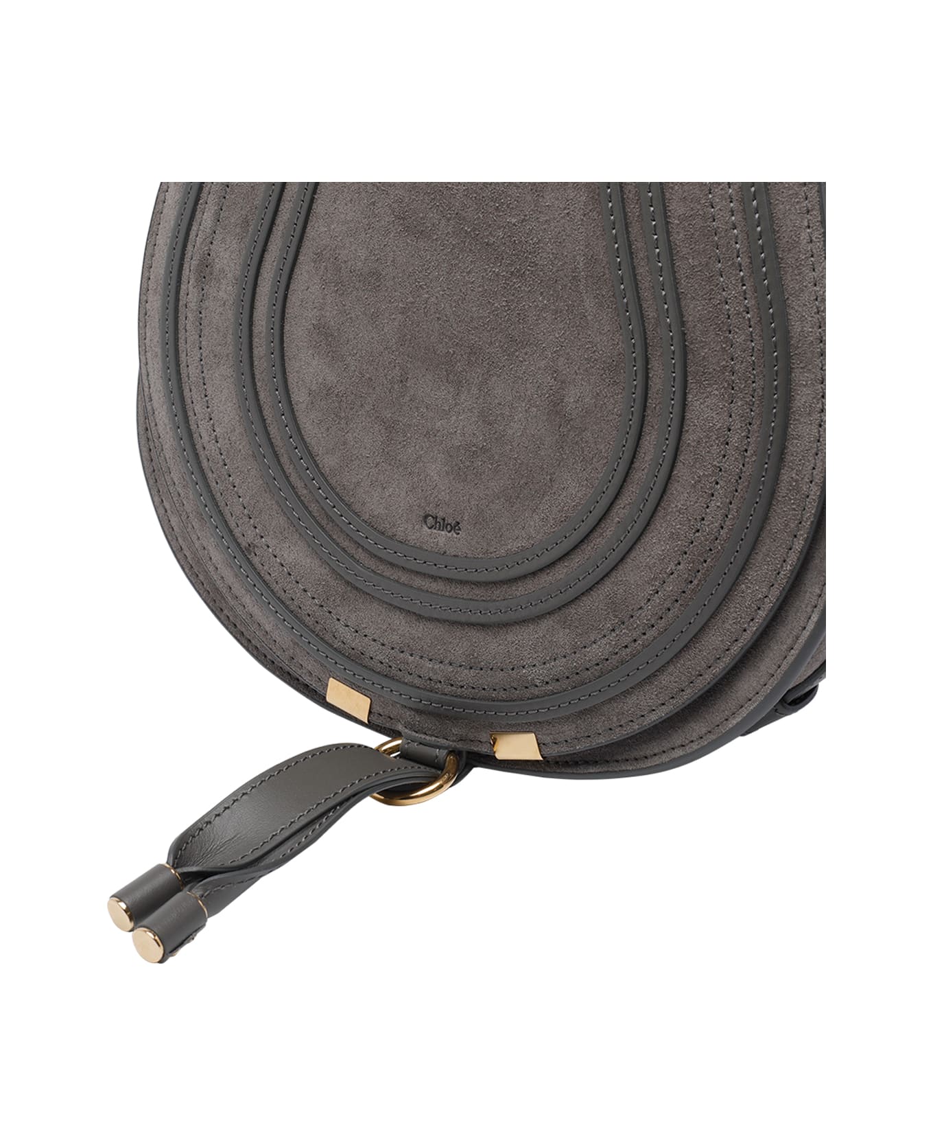 Chloé Marcie Crossbody Bag - Grey
