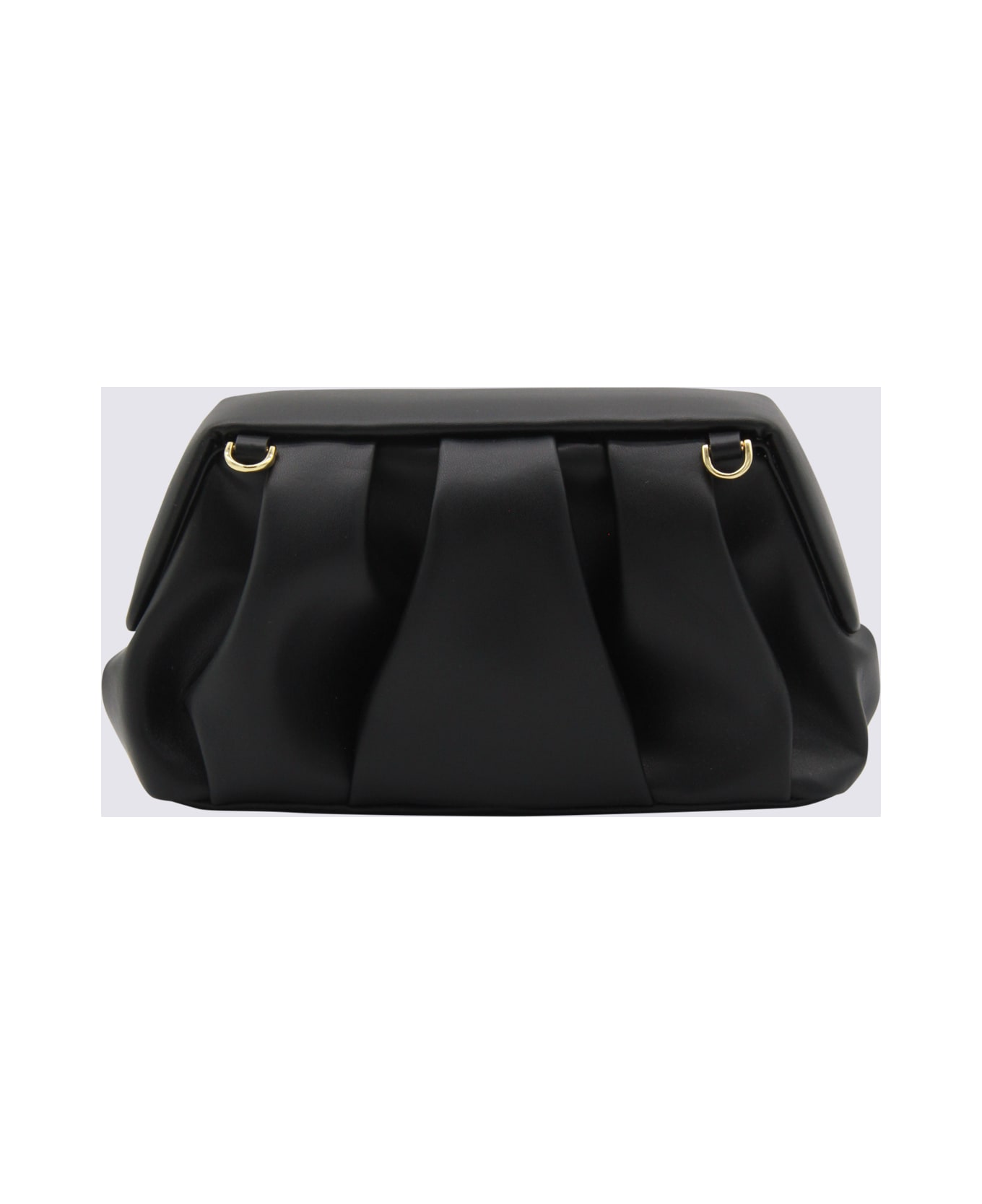 THEMOIRè Black Vegan Leather Afrodite Clutches - Black