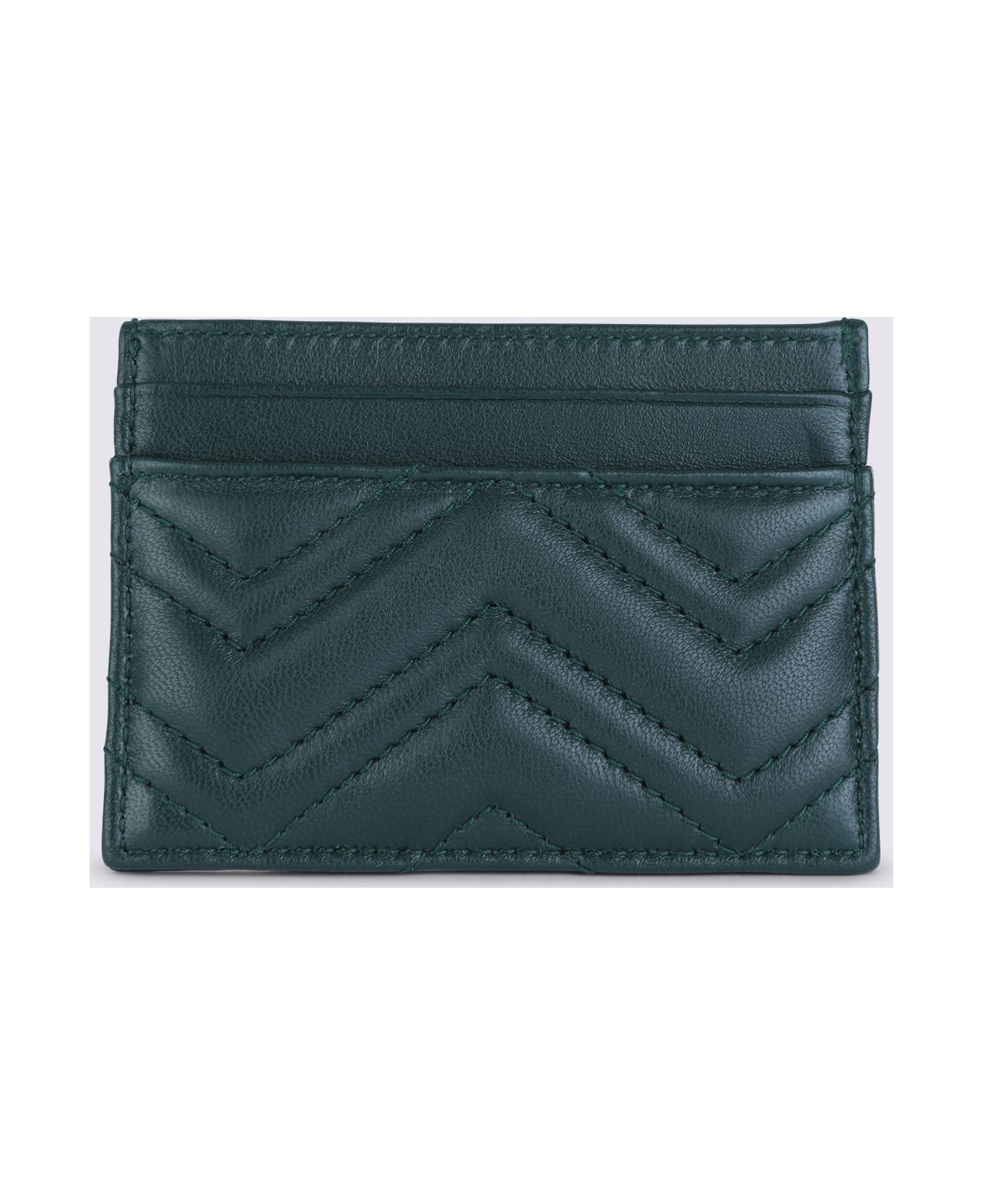 Gucci Green Leather Card Holder - Green