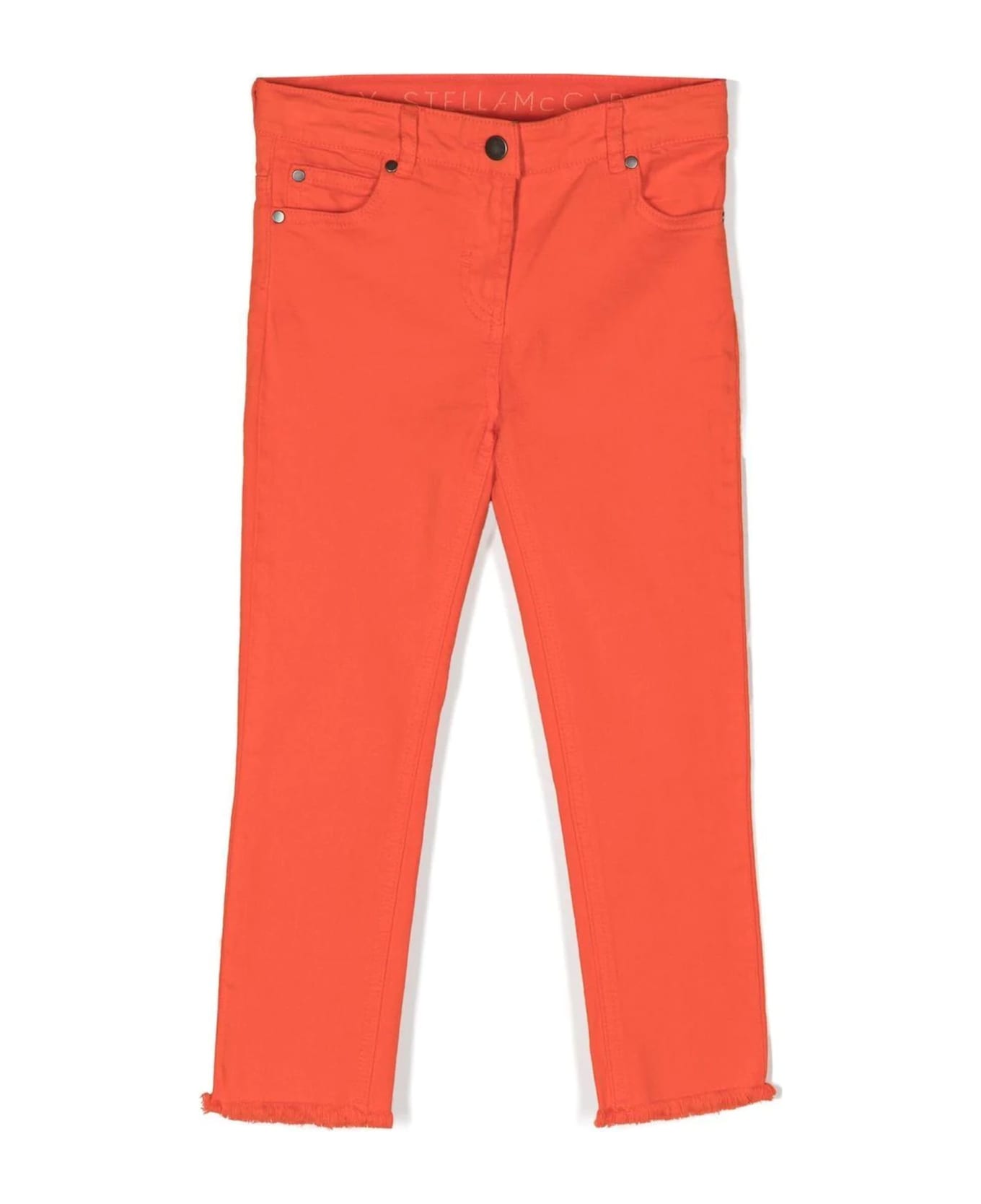 Stella McCartney Kids Trousers Orange - Orange