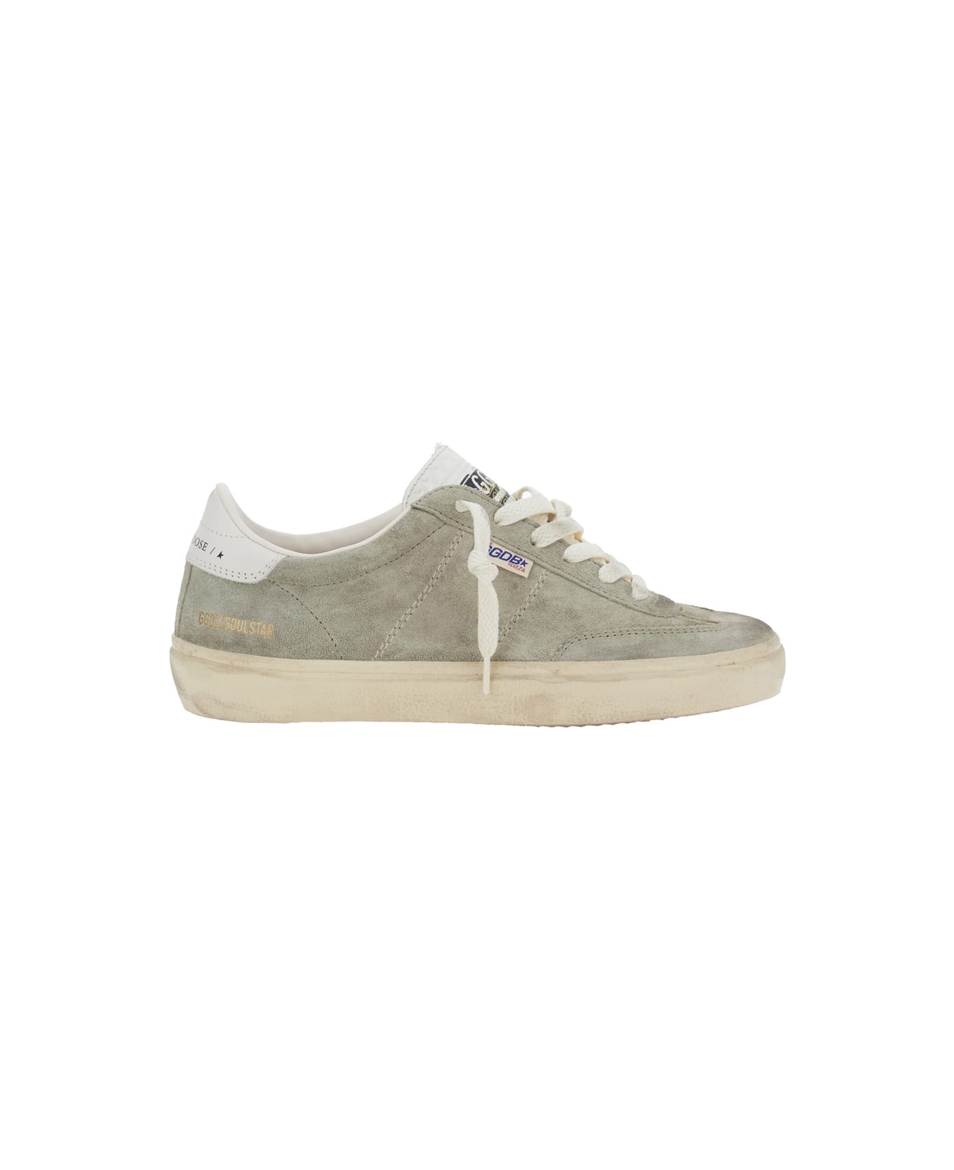 Golden Goose Soul-star Suede Upper Hf Leather Tongue Leather Heel - Beige