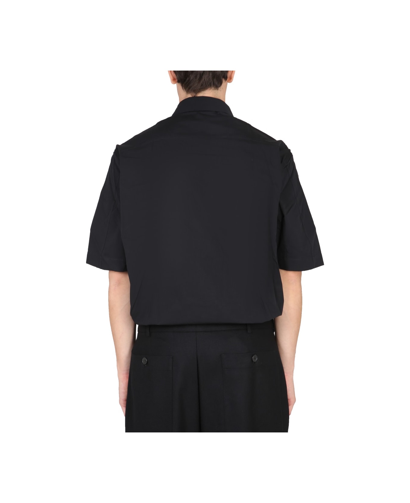 Fred Perry by Raf Simons Shirt With Patch - BLACK