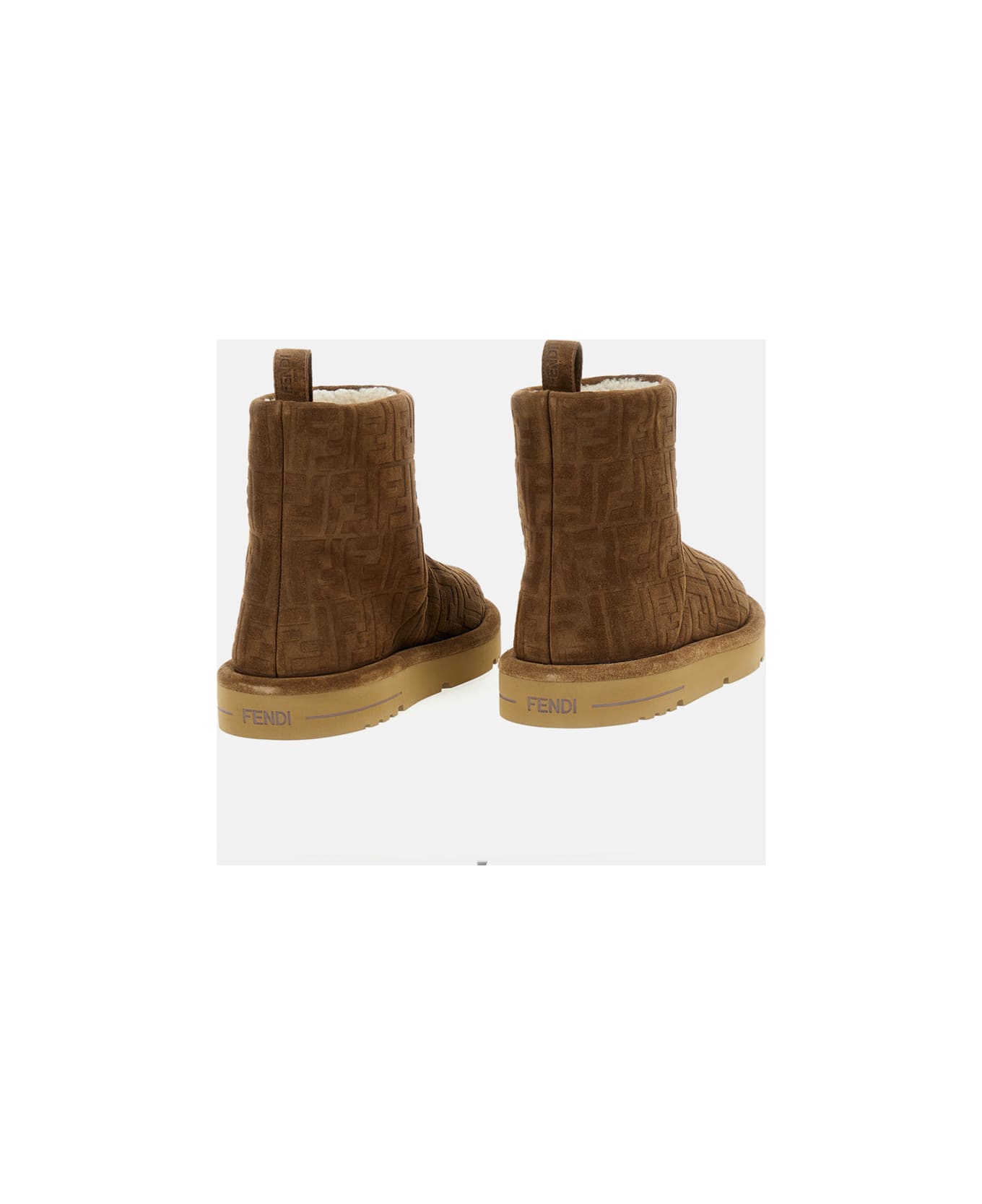 Fendi Suede Boots - Brown