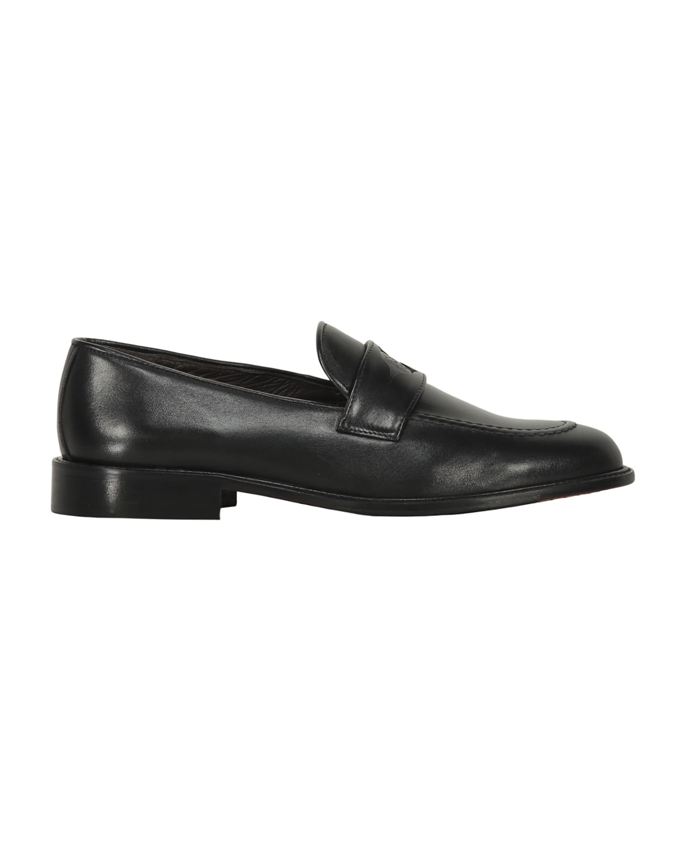 Bruno Magli Calfskin Loafers - black