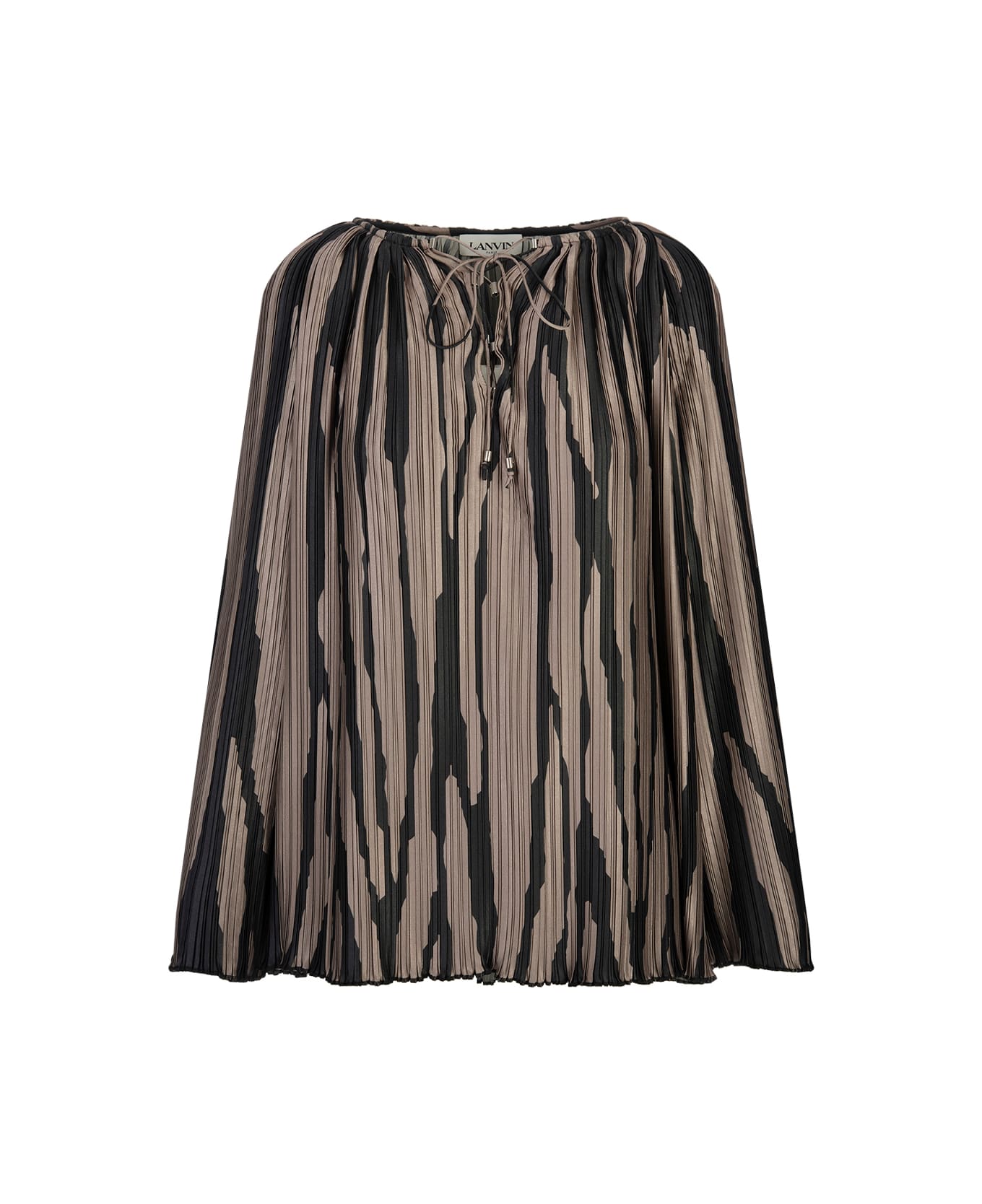 Lanvin Printed Fabric Blouse - Grey