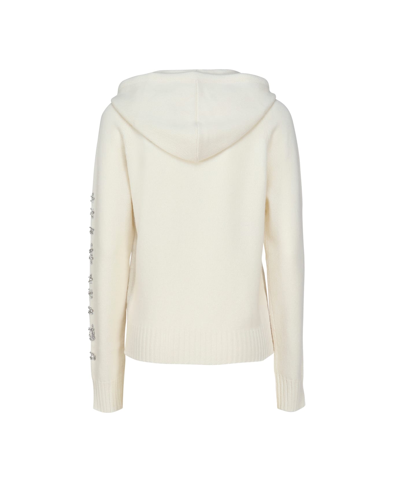 Max Mara Pineapple Sweater In Wool And Cashmere - White
