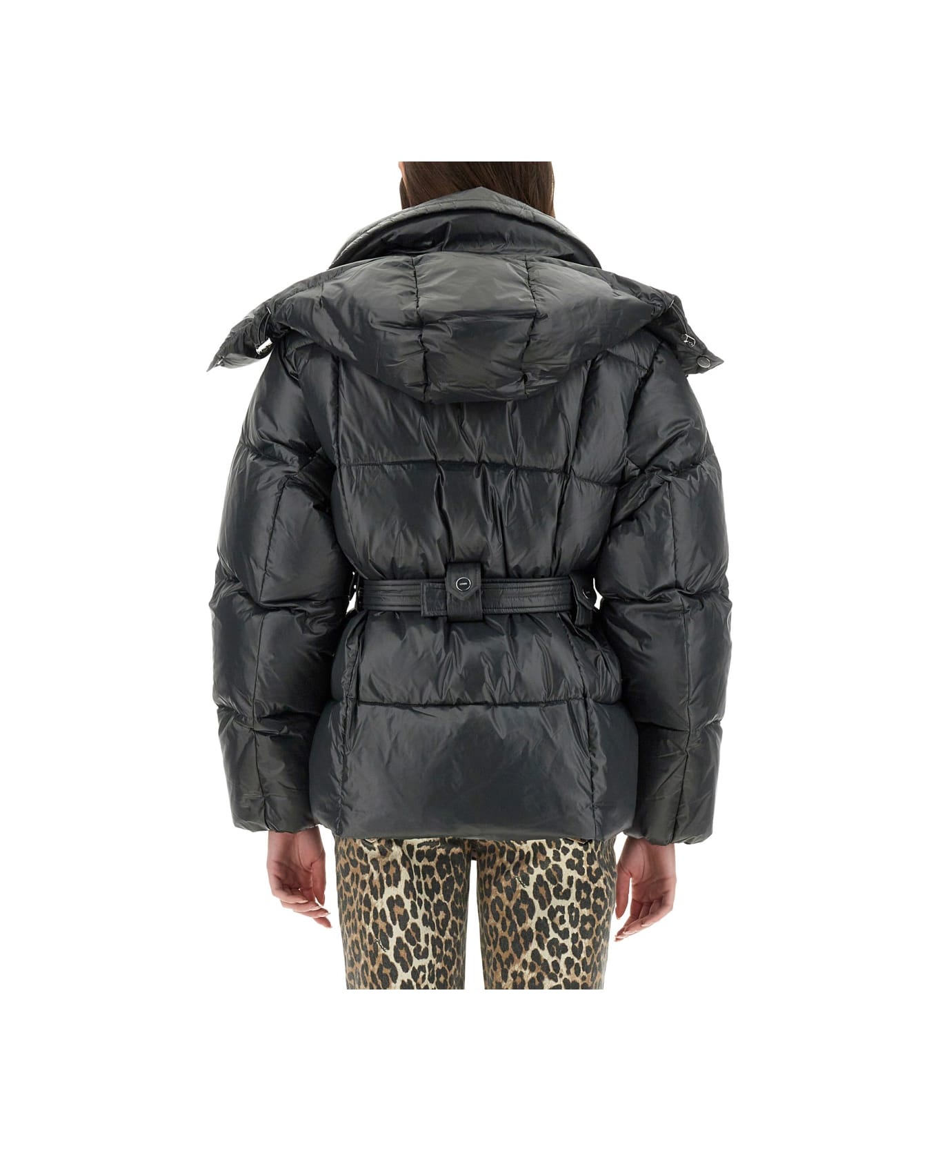 Ganni Nylon Jacket - BLACK