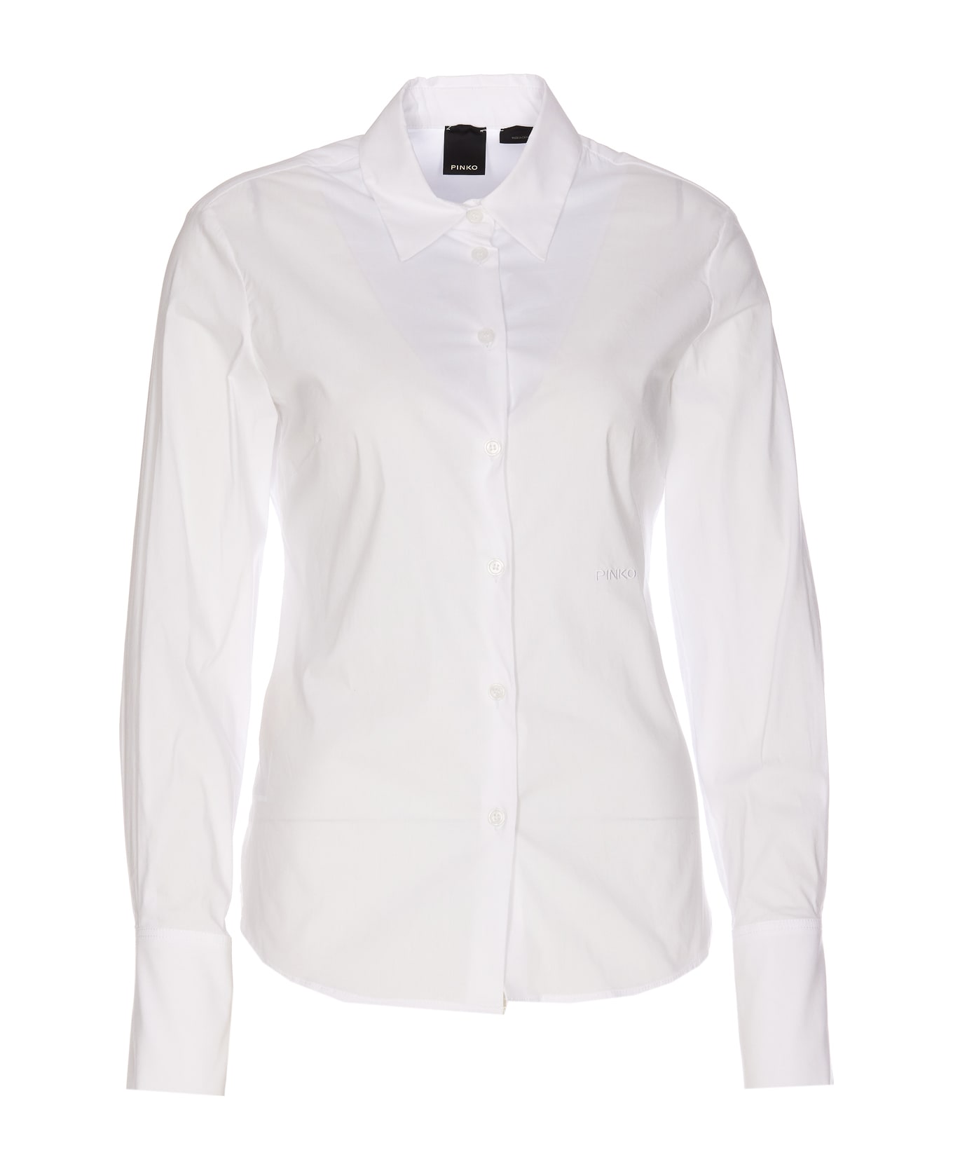 Pinko Flanked Poplin Shirt - White シャツ