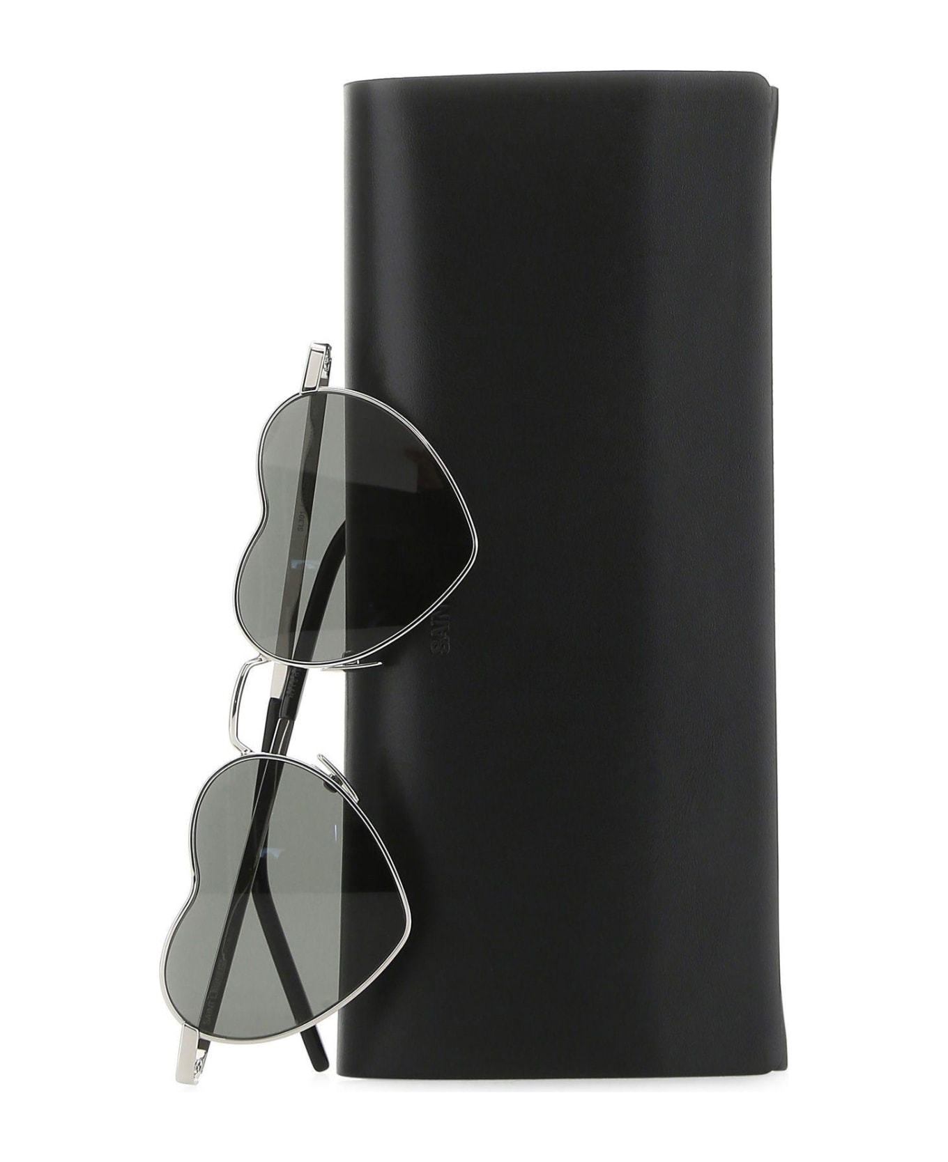 Saint Laurent Silver New Wave Sl 301 Loulou Sunglasses - BLACK サングラス