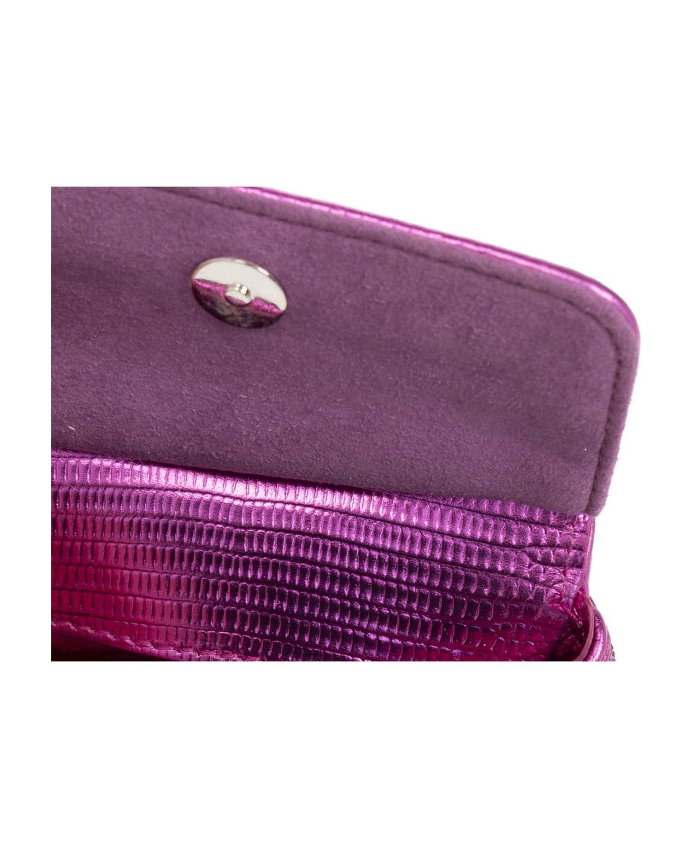 Dolce & Gabbana Shoulder Bag With Logo - Bouganville/fuxia
