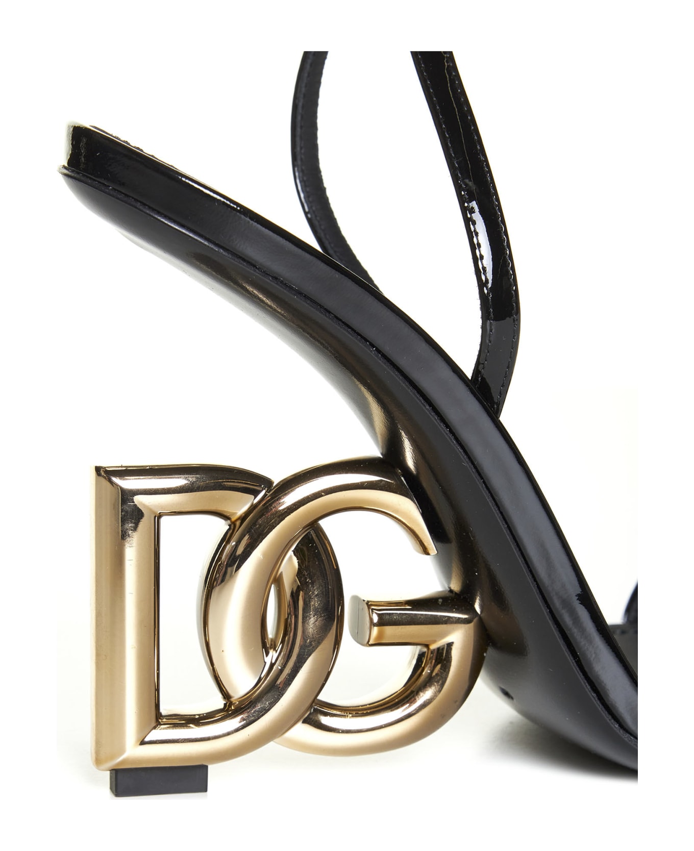 Dolce & Gabbana Leather Sandal - Black