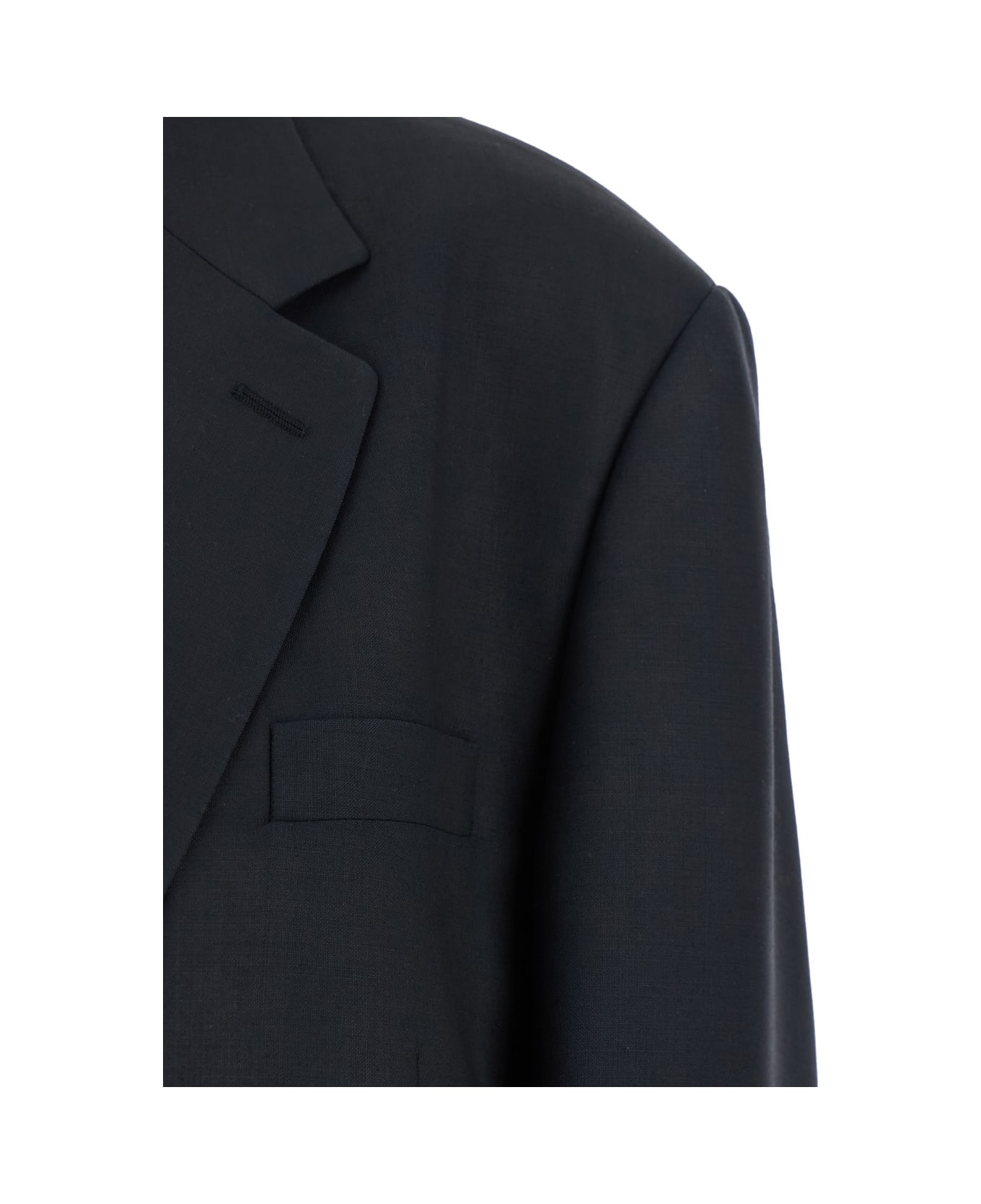 Maison Margiela Blazer With Pockets - MIDNIGHTBLUE