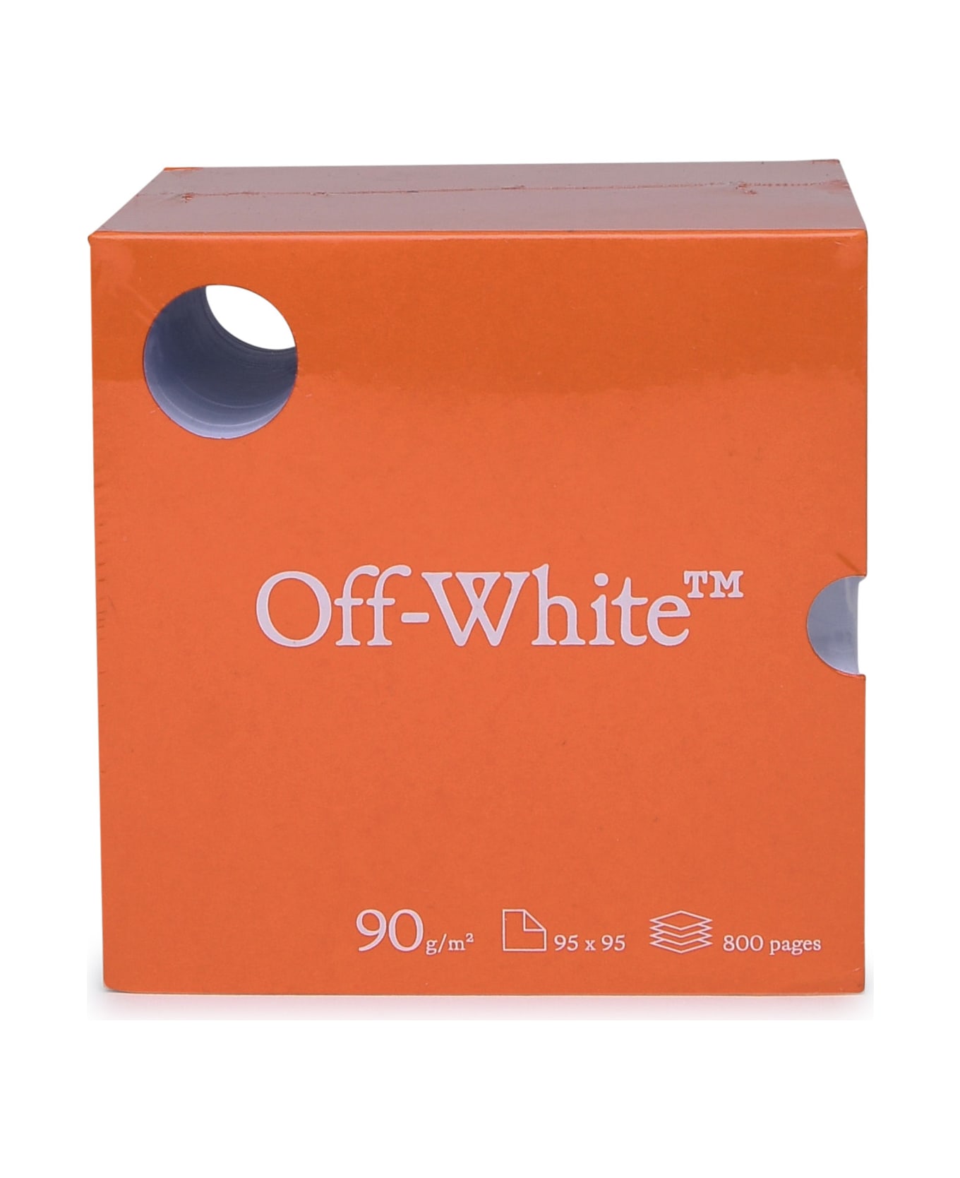 Off-White Orange Paper Meteor Notepad - Orange インテリア雑貨
