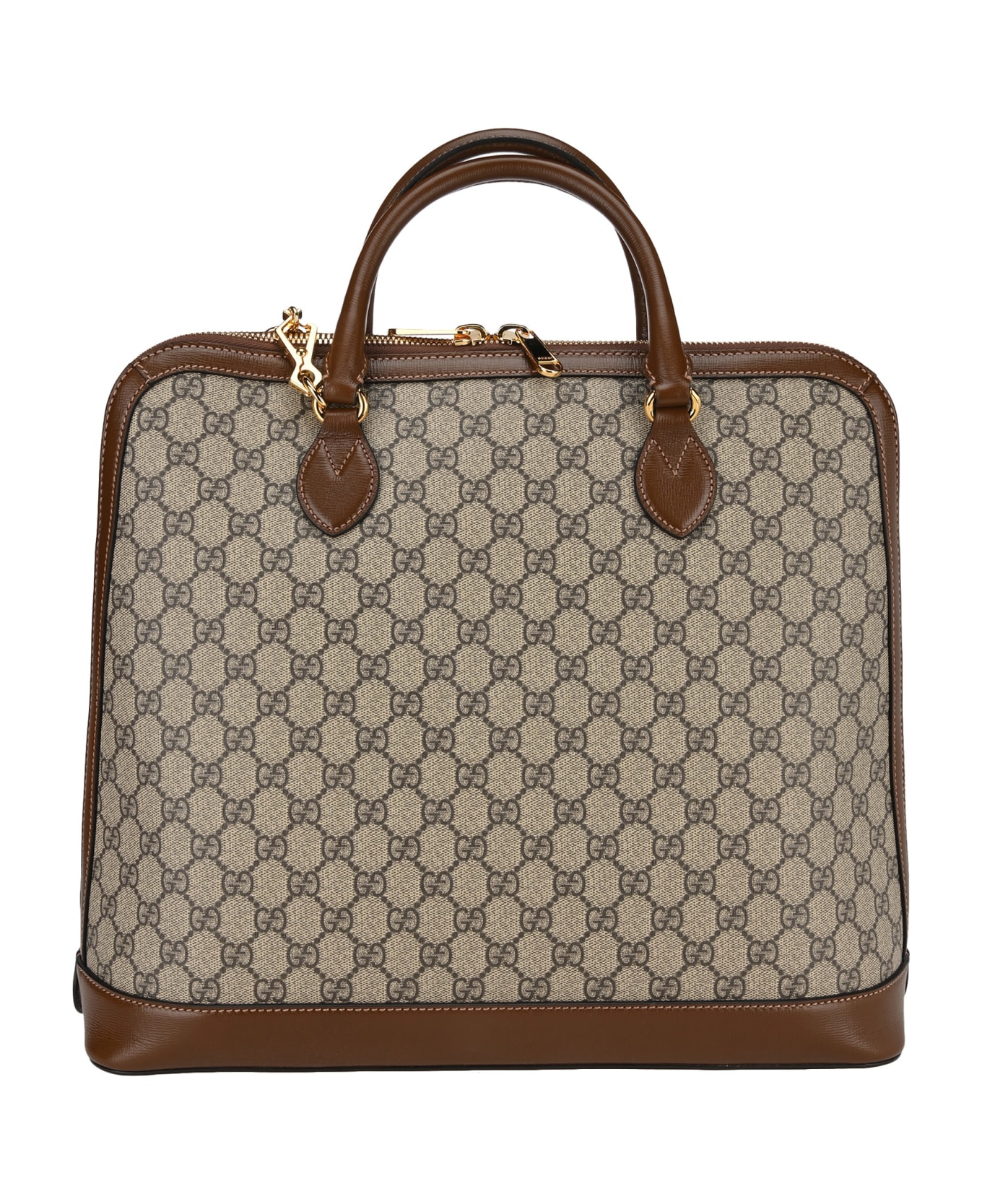Gucci Gucci 1955 Horsebit Duffle Bag - BEIGE EBONY