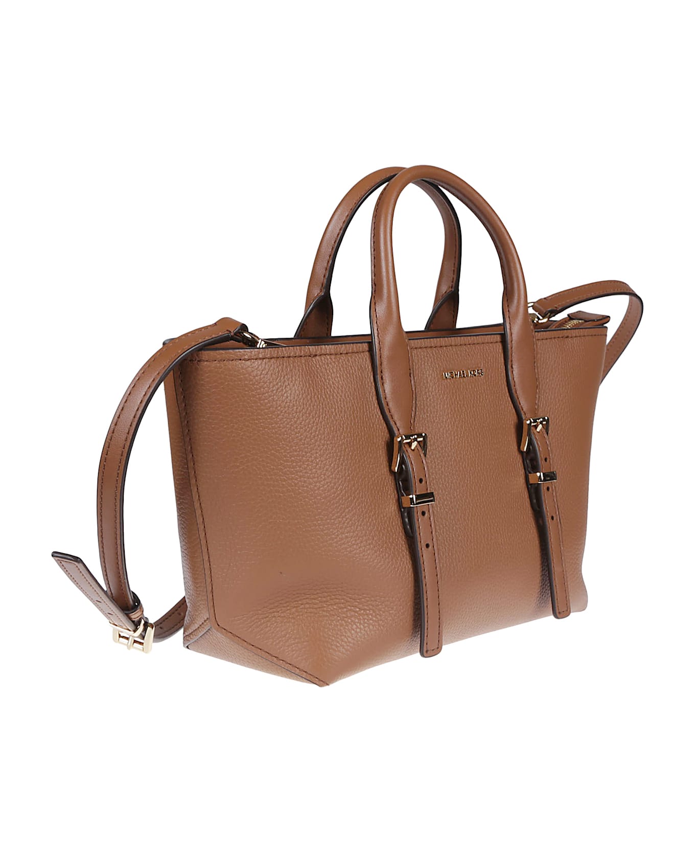 Michael Kors Small Moore Satchel Tote Bag - LUGGAGE