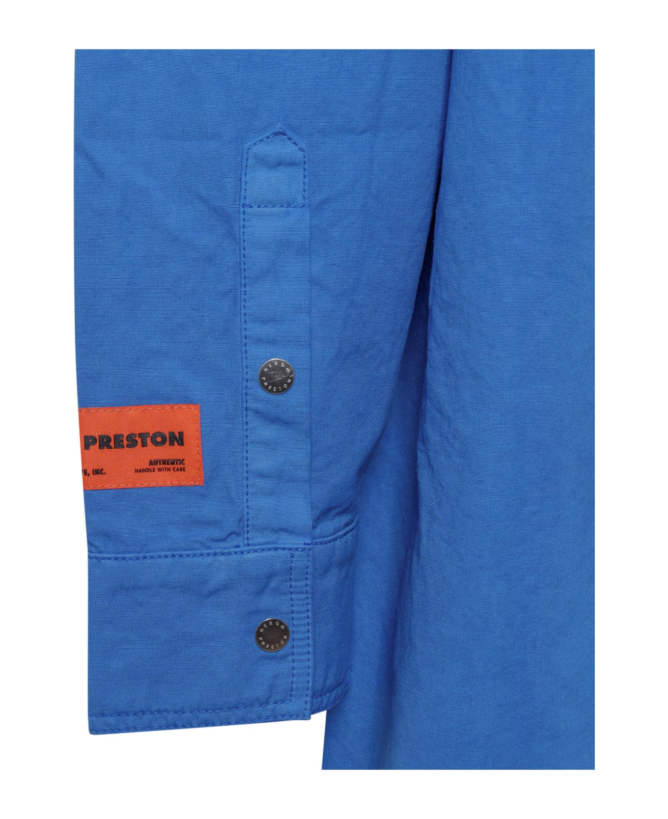 HERON PRESTON Pocket Shirt - blue