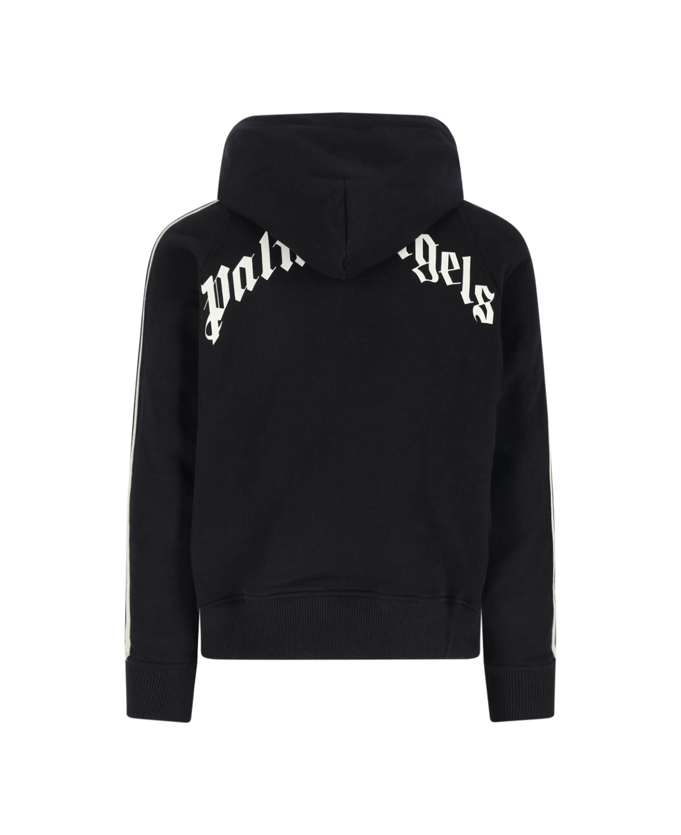 Palm Angels Logo Hoodie - Black  