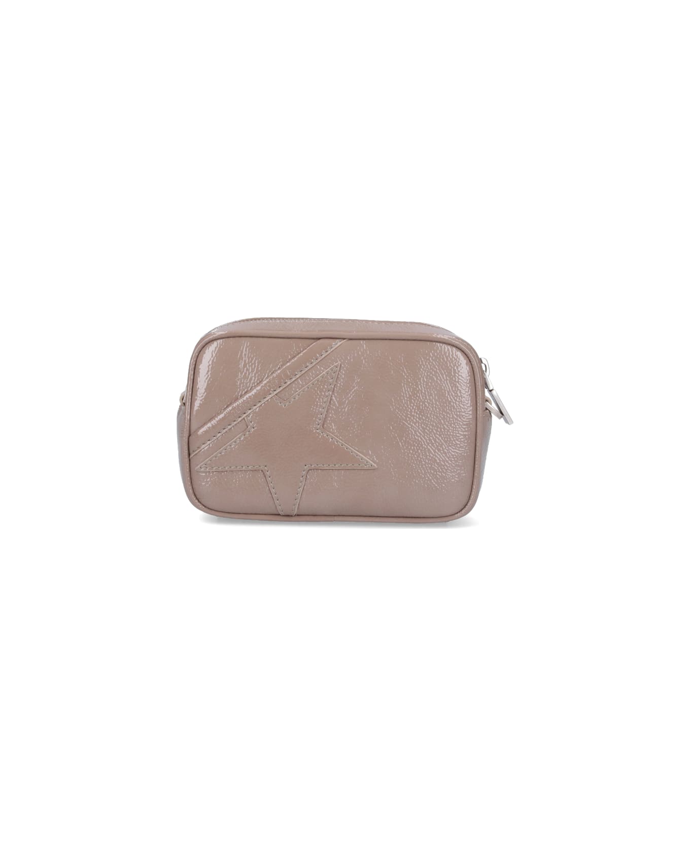 Golden Goose Star Crossbody Bag In Dove-gray Leather - Taupe クラッチバッグ