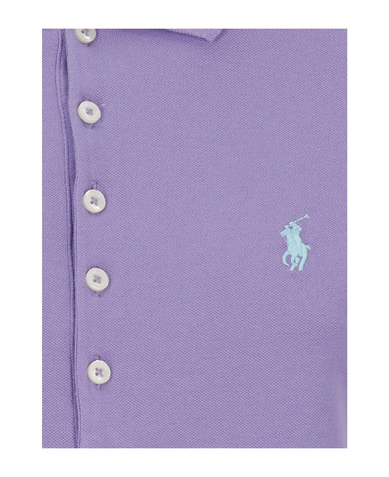 Ralph Lauren Polo Shirt With Pony Logo - Cactus Purple ポロシャツ