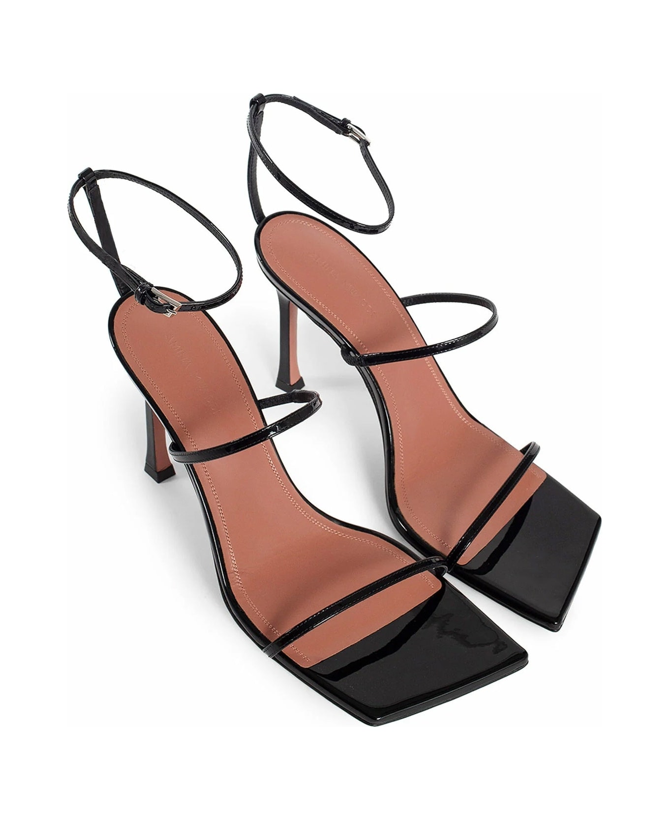 Amina Muaddi Maya Sandals - Black