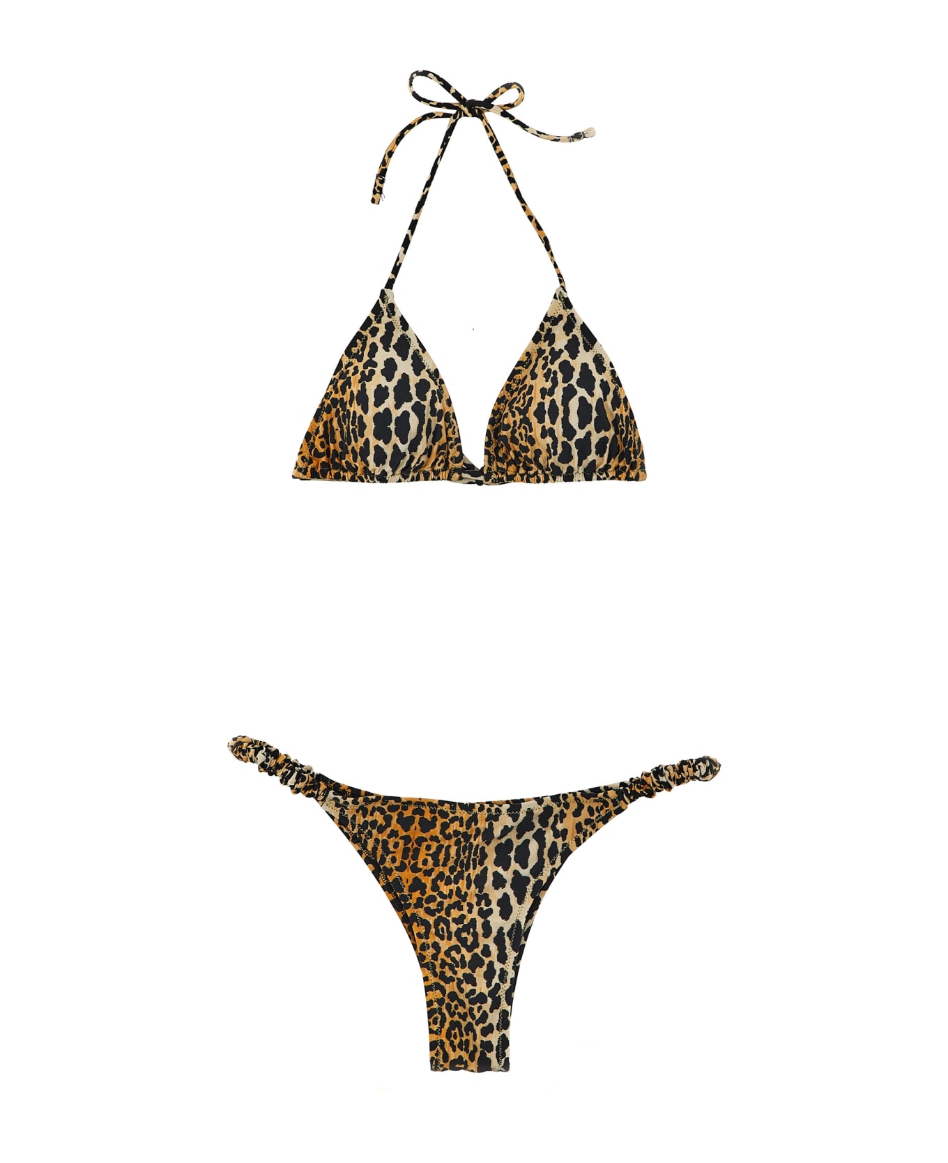 Reina Olga 'scrunchie Set' Bikini - Leopardo