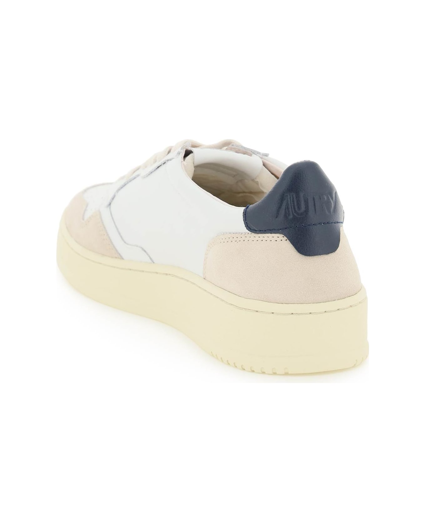 Autry Medalist Suede Sneakers - White