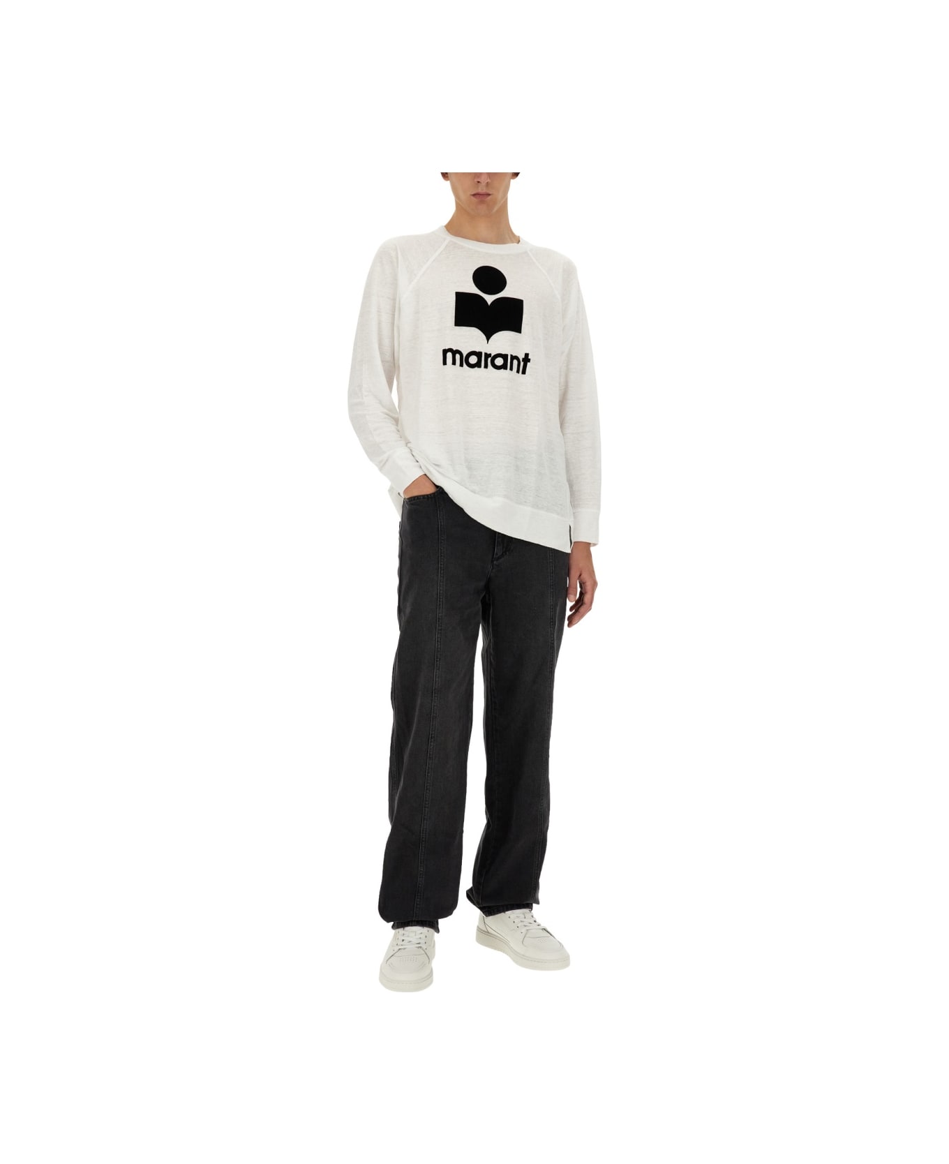 Isabel Marant T-shirt 'kieffer' - WHITE