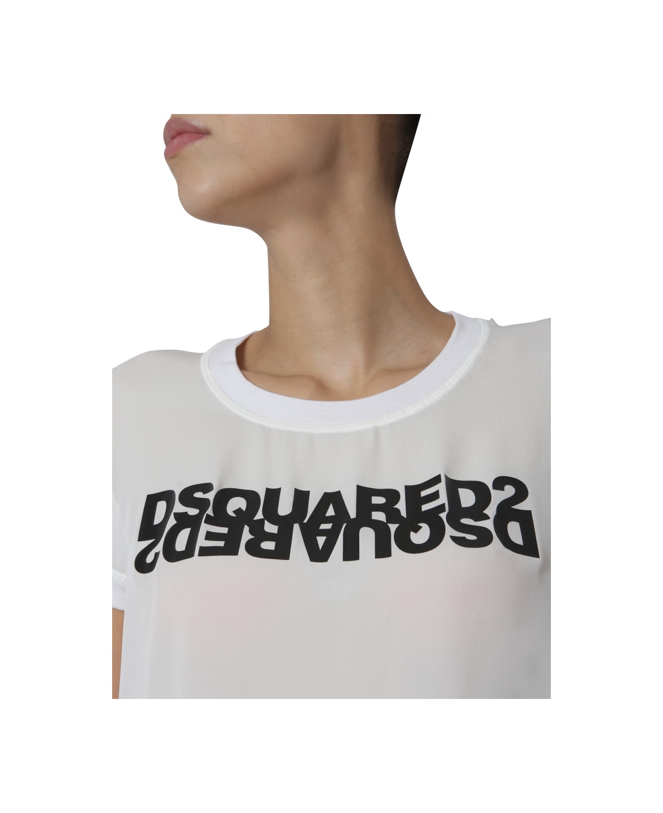 Dsquared2 Round Neck T-shirt - WHITE