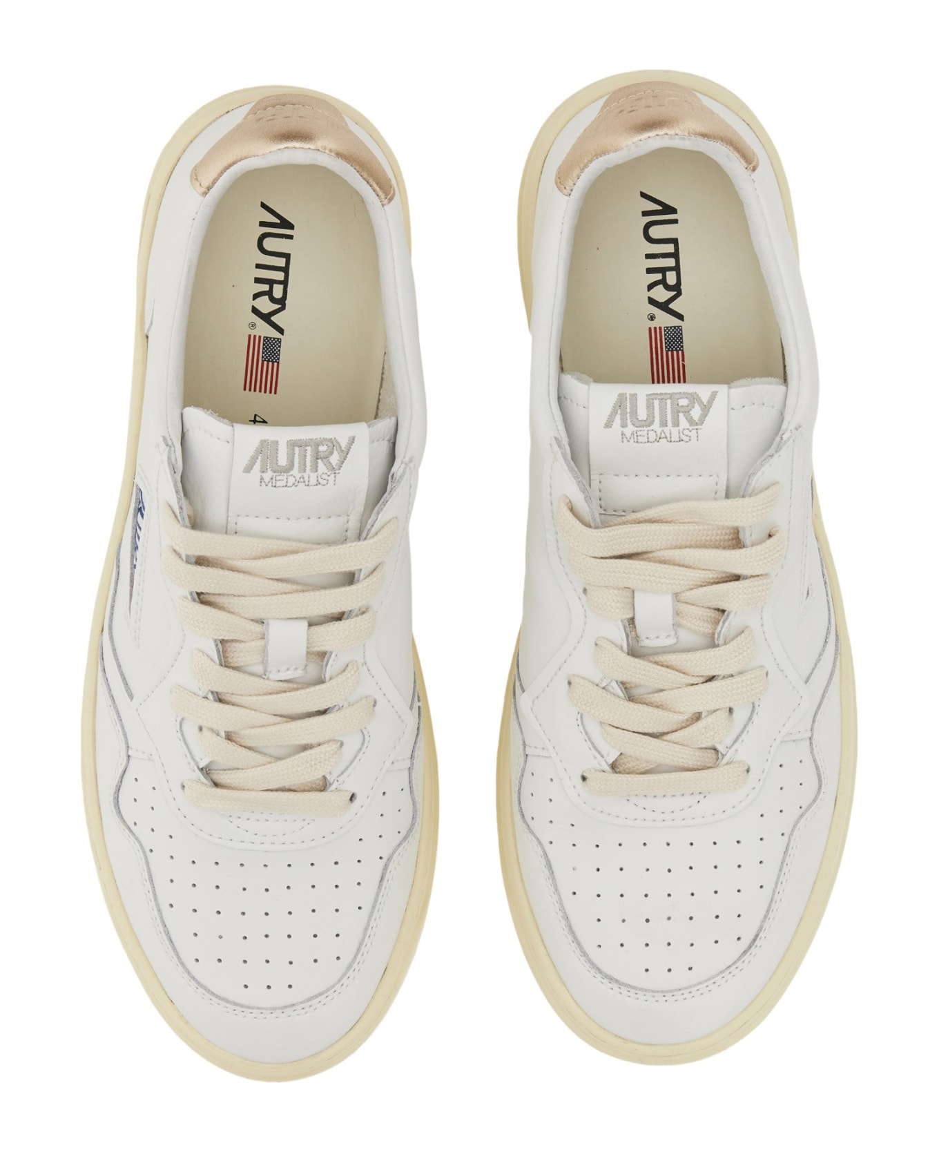 Autry 'll06' Leather Sneakers - WHITE スニーカー