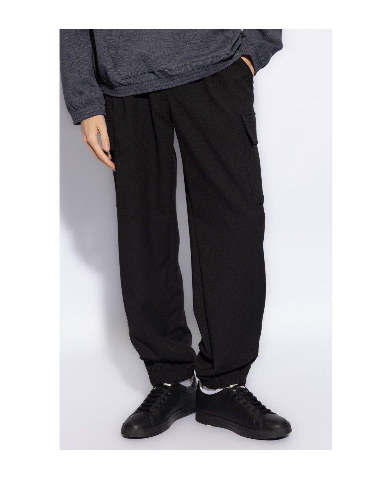 Emporio Armani Trousers With Pockets - Black