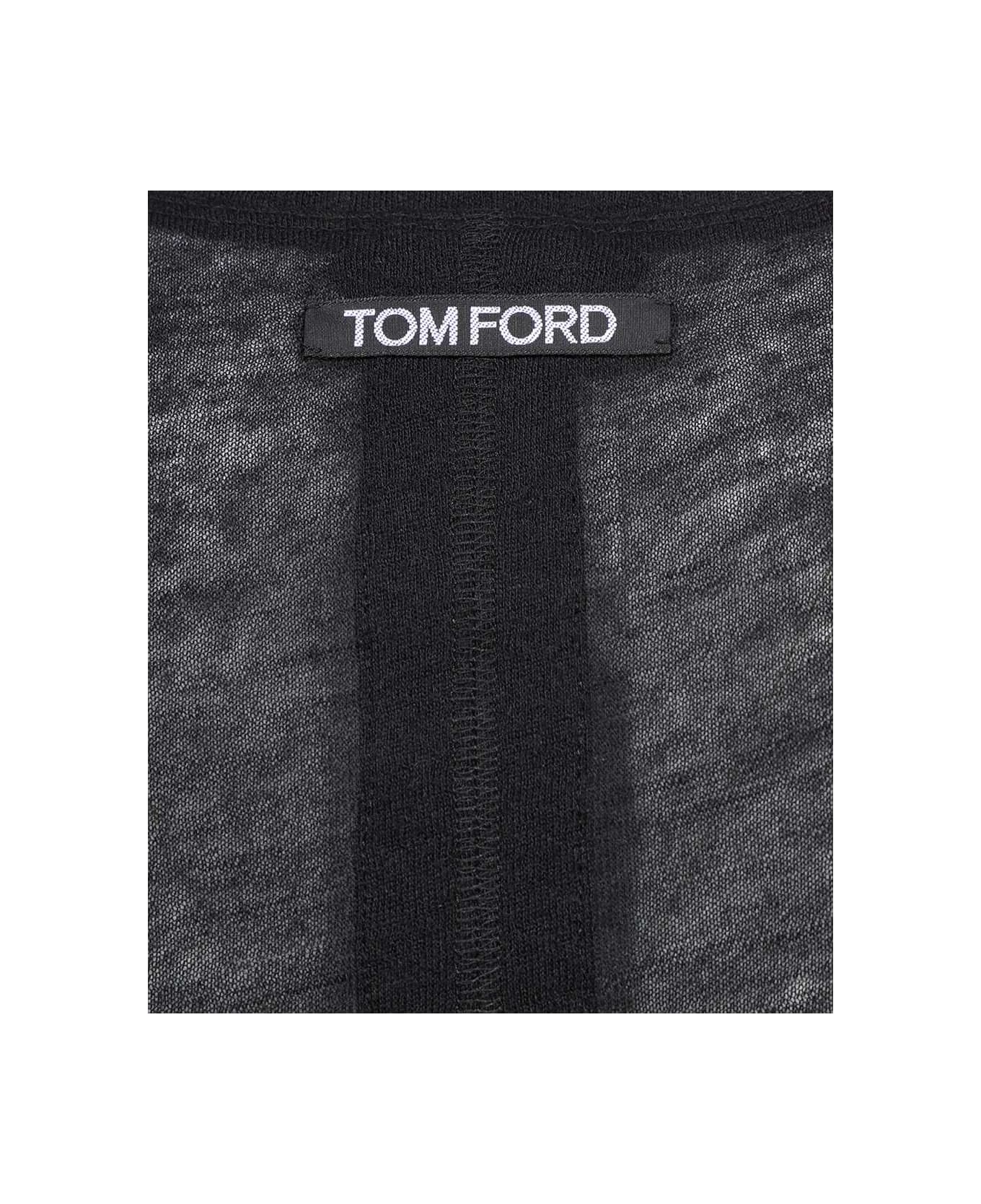 Tom Ford Crew-neck Cashmere Sweater - black