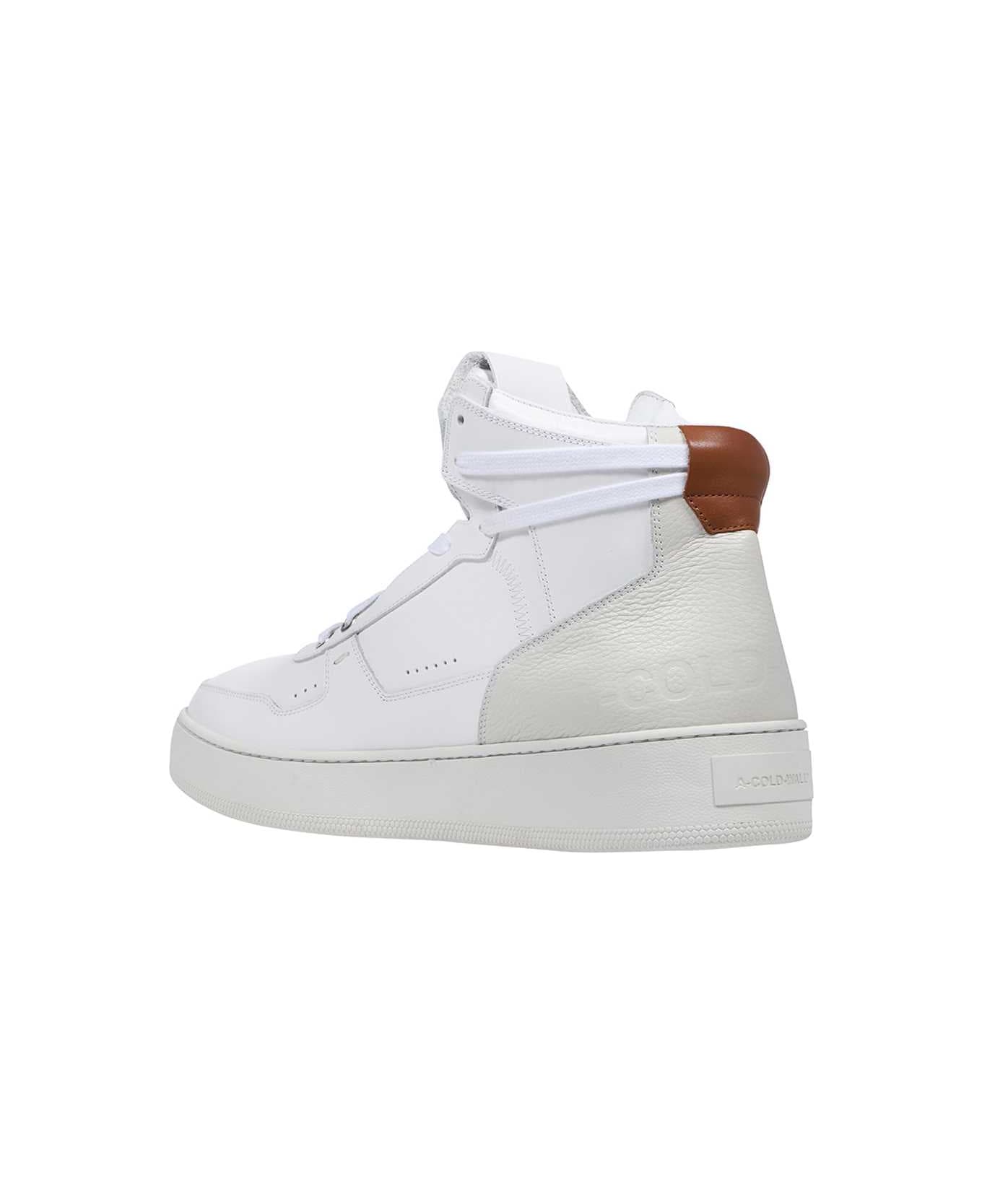 A-COLD-WALL Leather High-top Sneakers - White