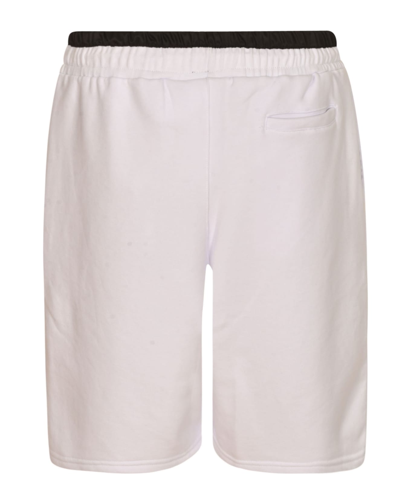 Philipp Plein Jogging Hexagon Shorts - White ショートパンツ