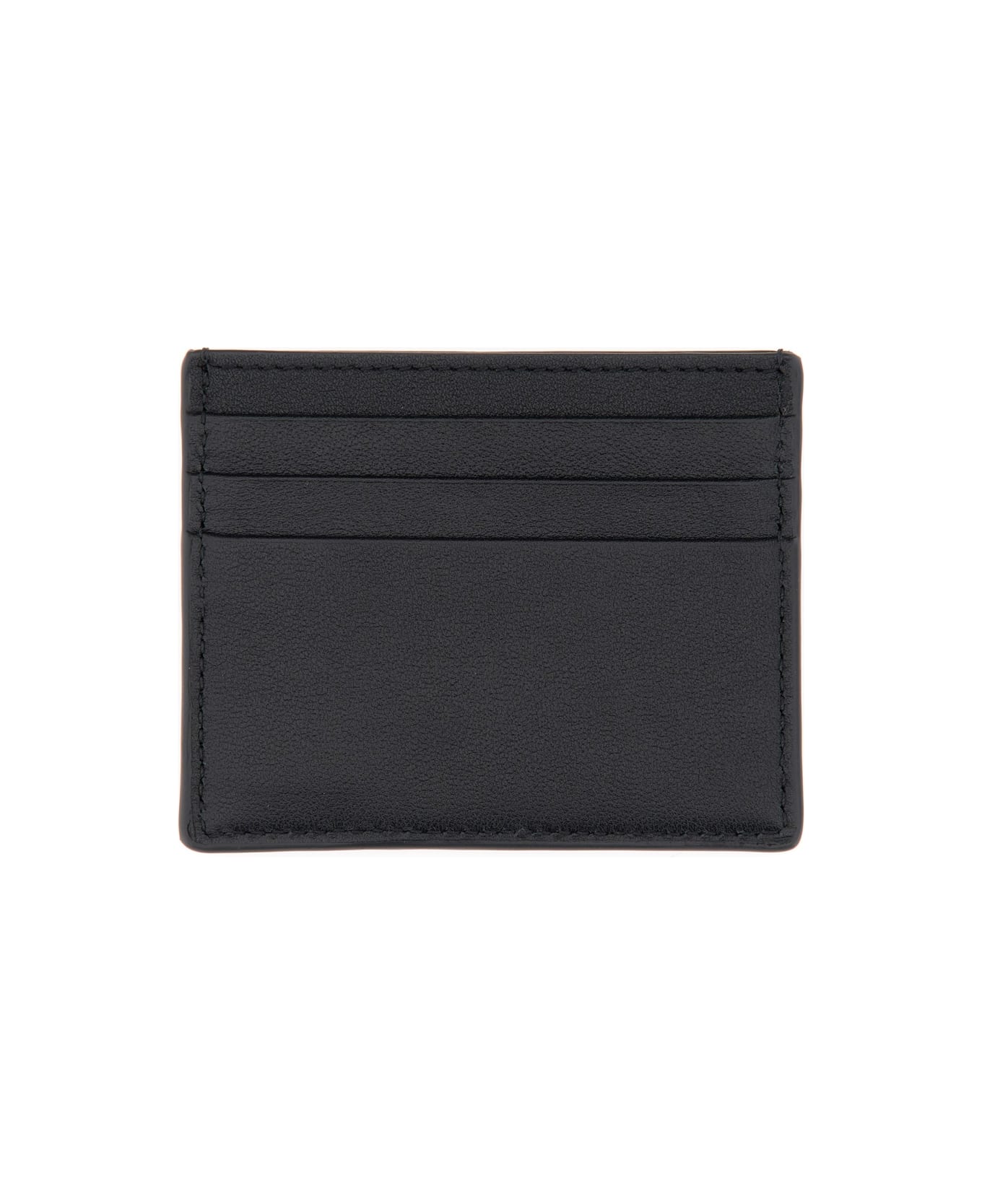 Valentino Garavani Calfskin 'vlogo Signature' Card Holder - BLACK