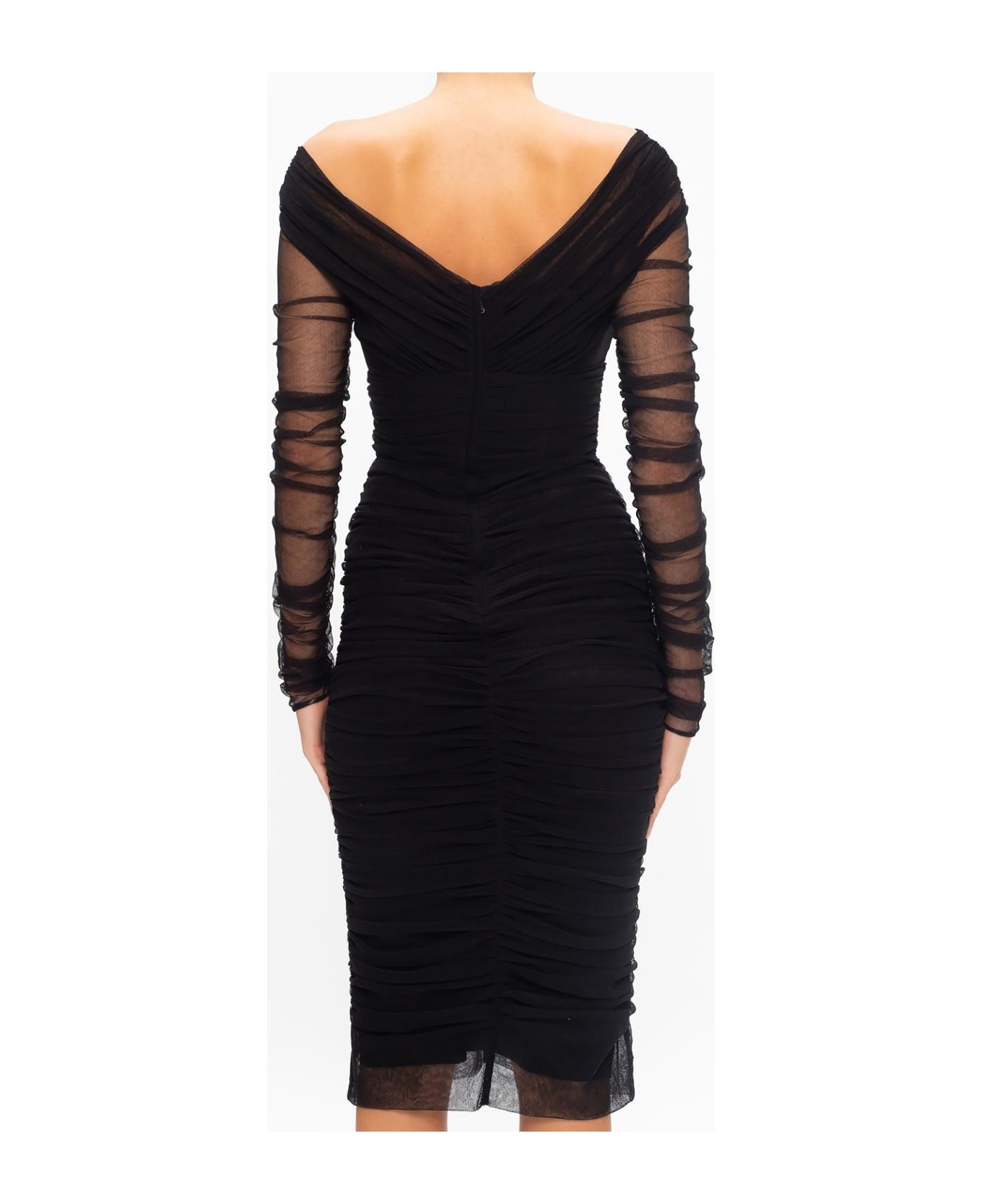 Dolce & Gabbana Tulle Dress - Black