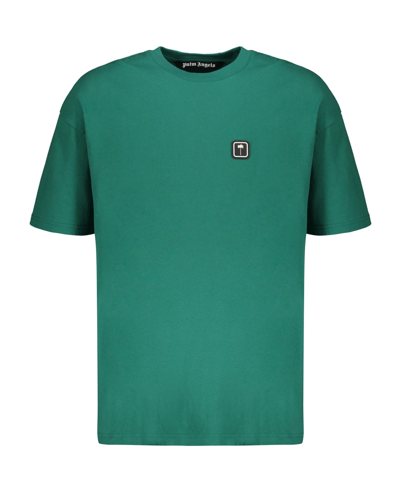 Palm Angels Cotton T-shirt - green