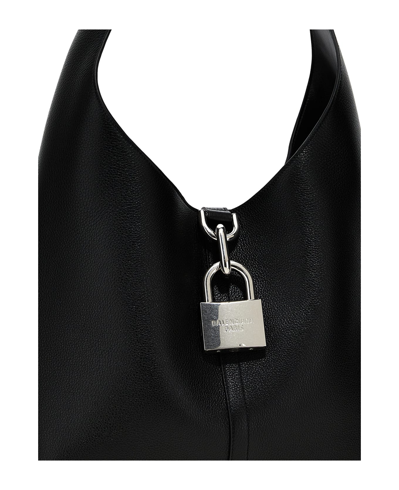 Balenciaga Locker Hobo Bag - Black