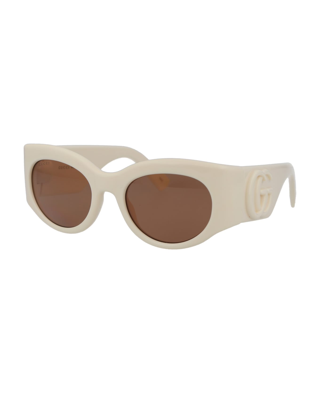 Gucci Eyewear Gg1544s Sunglasses - 004 IVORY IVORY BROWN