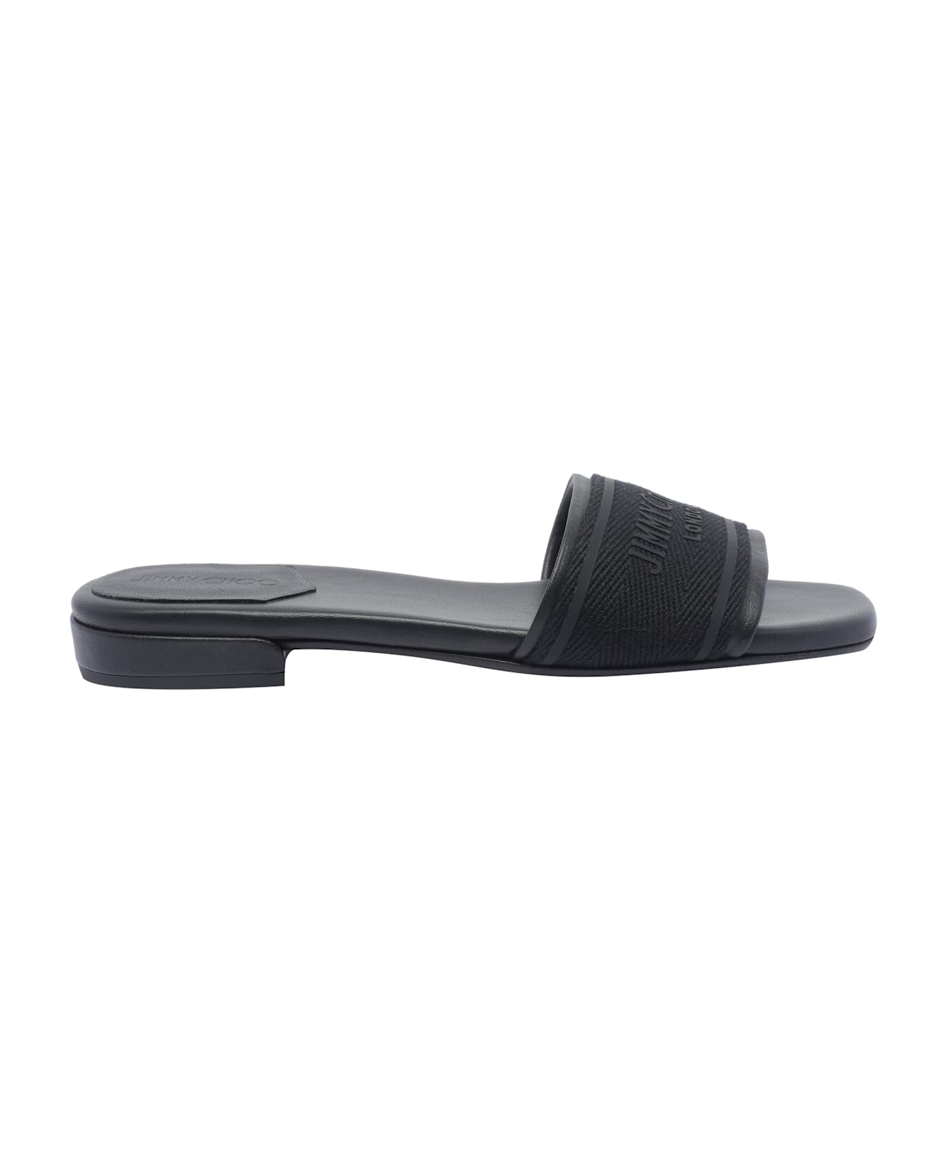 Jimmy Choo Joa Flat Sandals - Black