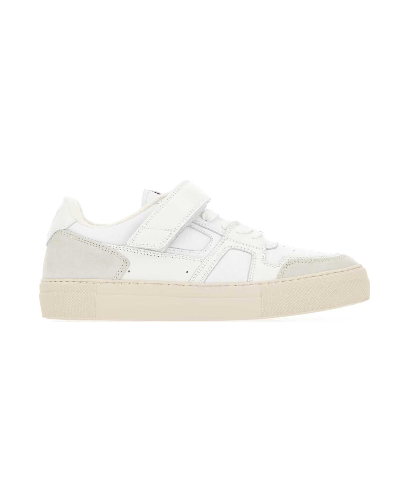 Ami Alexandre Mattiussi Two-tone Leather And Suede Ami Arcade Sneakers - 107
