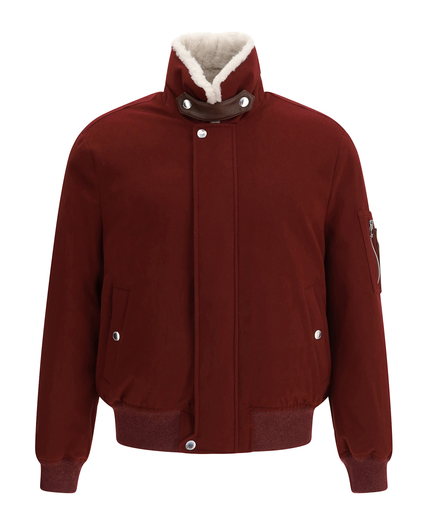 Brunello Cucinelli Wool Flannel Down Jacket
