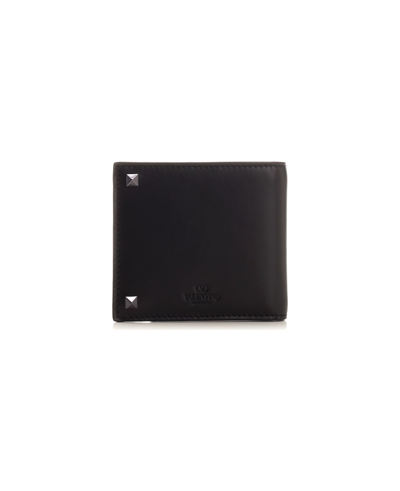 Valentino Garavani 'rockstud' Bifold Wallet - Black