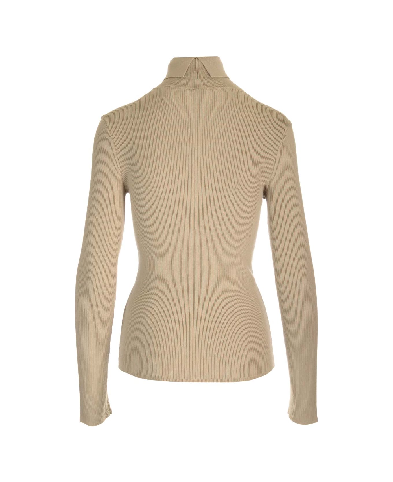 Burberry Turtleneck Sweater - Beige