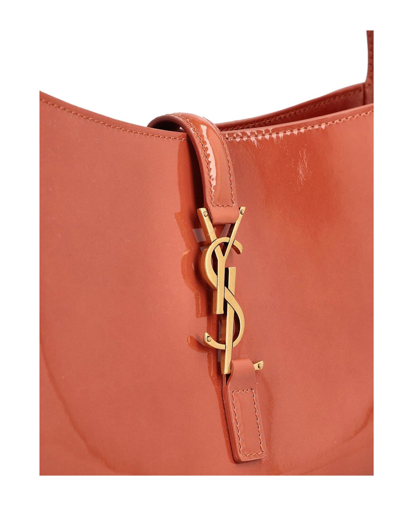 Saint Laurent Le 5 à Logo Plaque Shoulder Bag - Pink