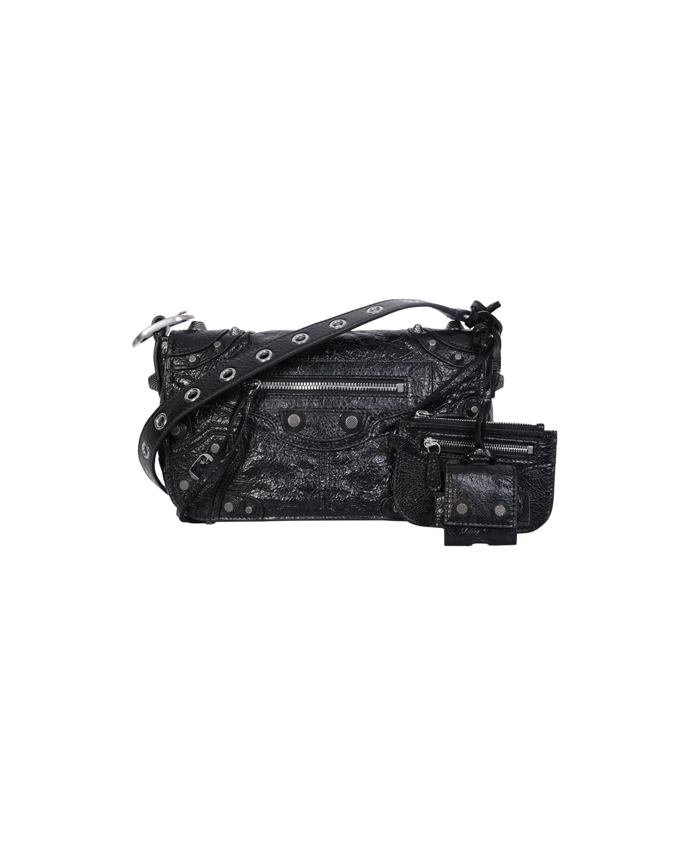 Balenciaga Le Cagole Men Xs Black Bag - Black