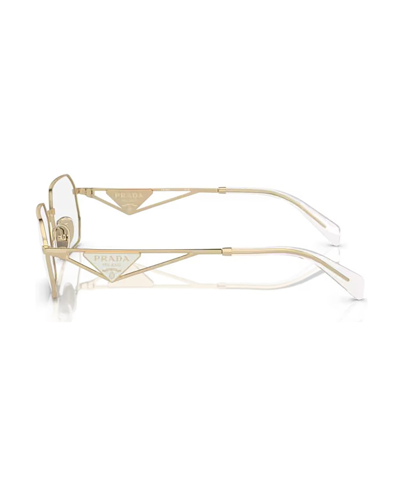 Prada Eyewear Pr A53v Pale Gold Glasses - Pale Gold