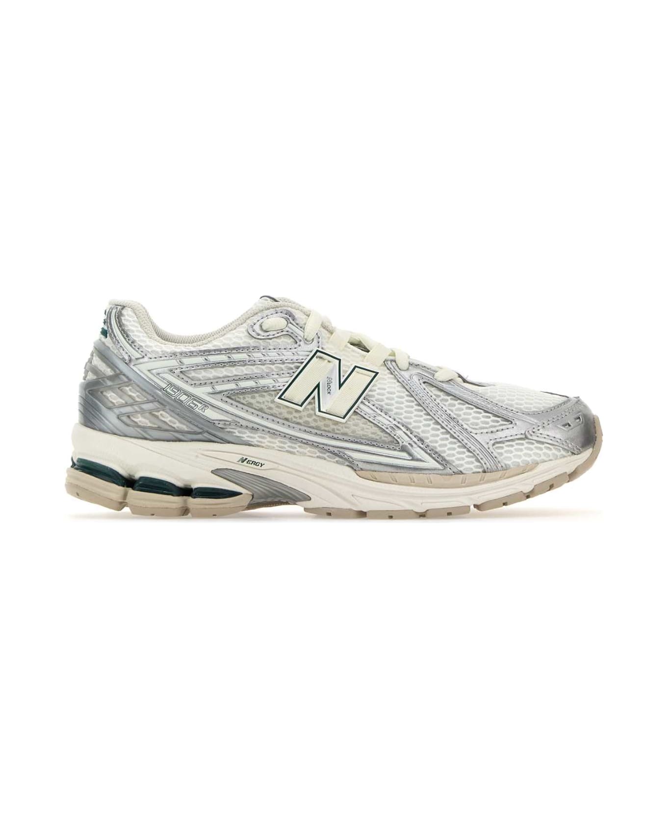 New Balance Multicolor Fabric And Mesh 1960r Sneakers - SILMETOFFWHI