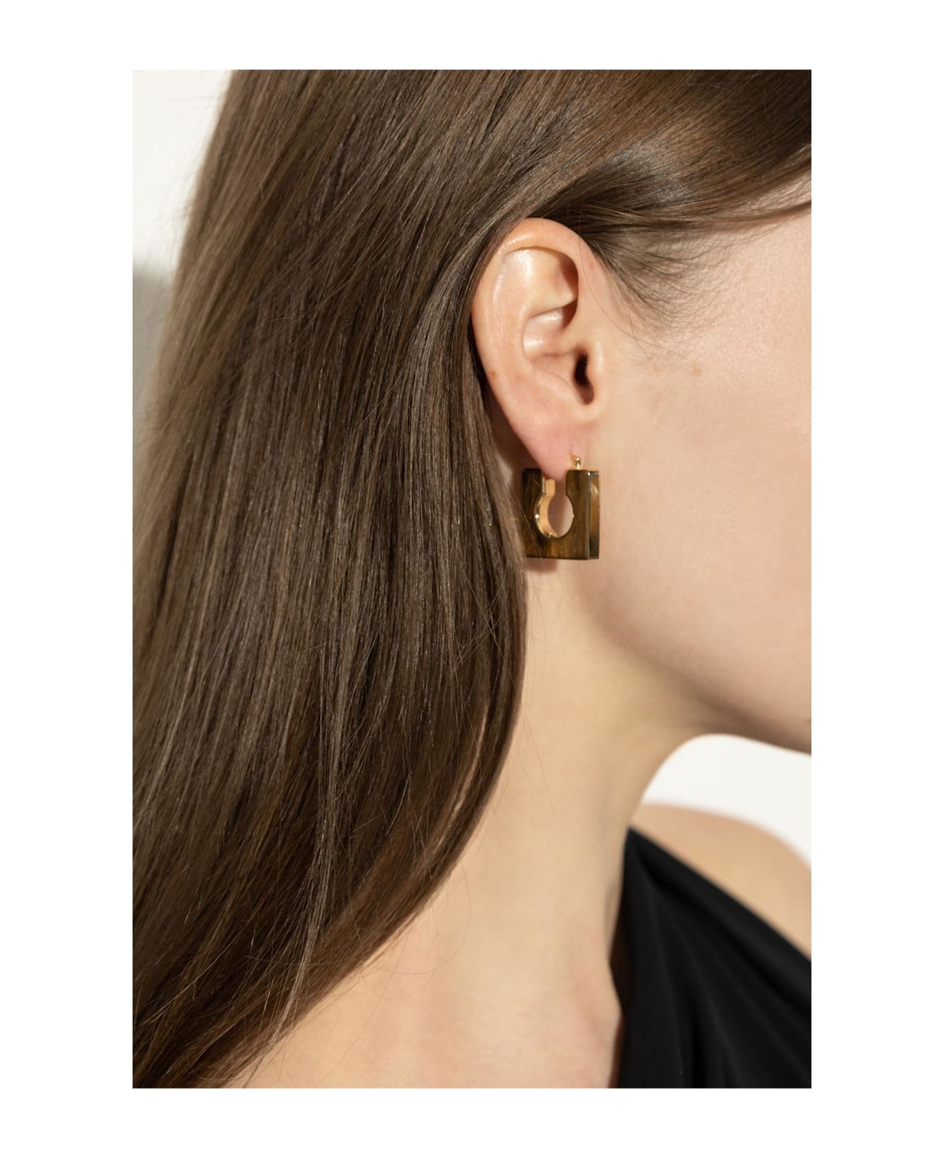Jacquemus Earrings `rond Carré` - GOLD